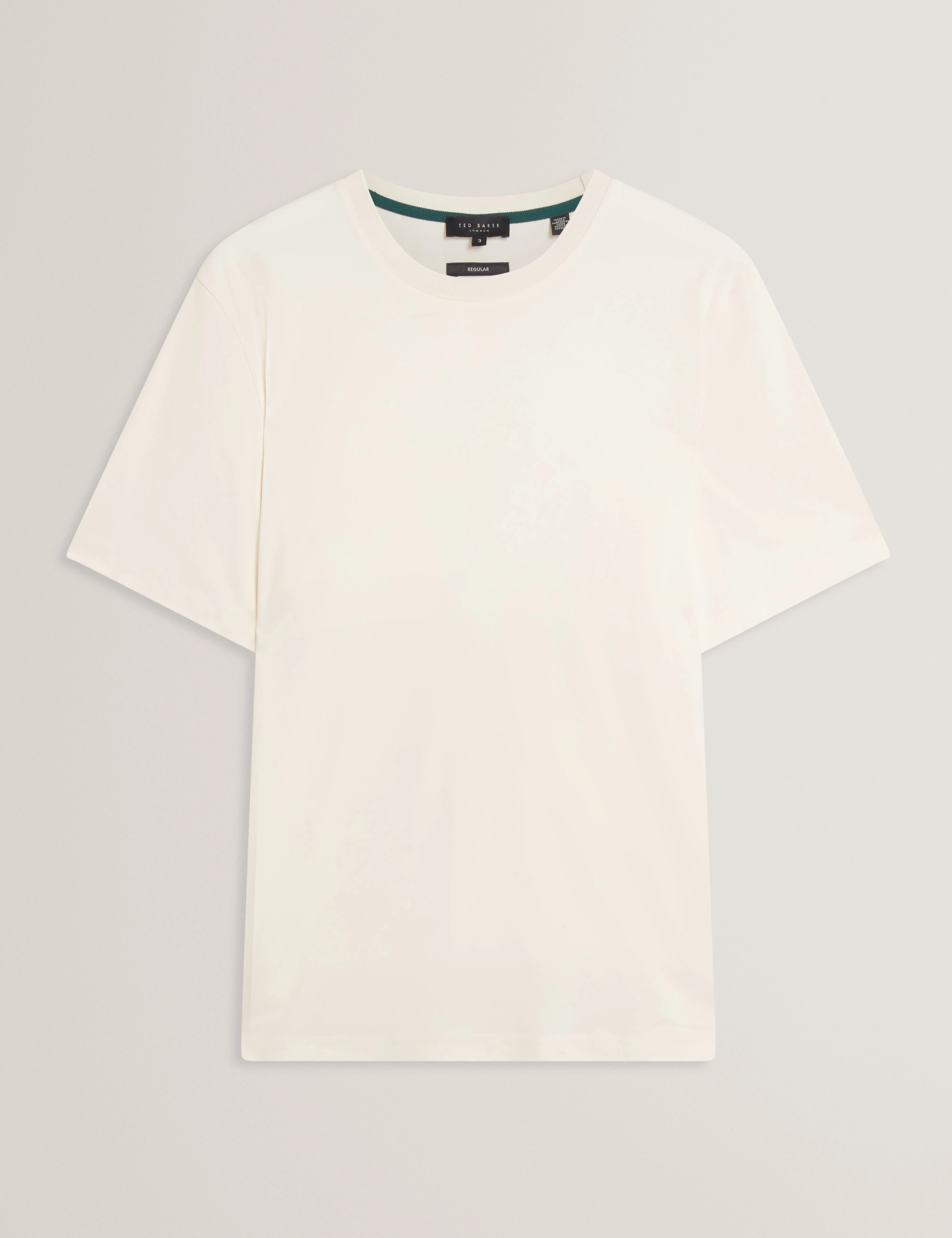 Konrrad Short Sleeve Regular Soft Touch T-Shirt White - Image 7