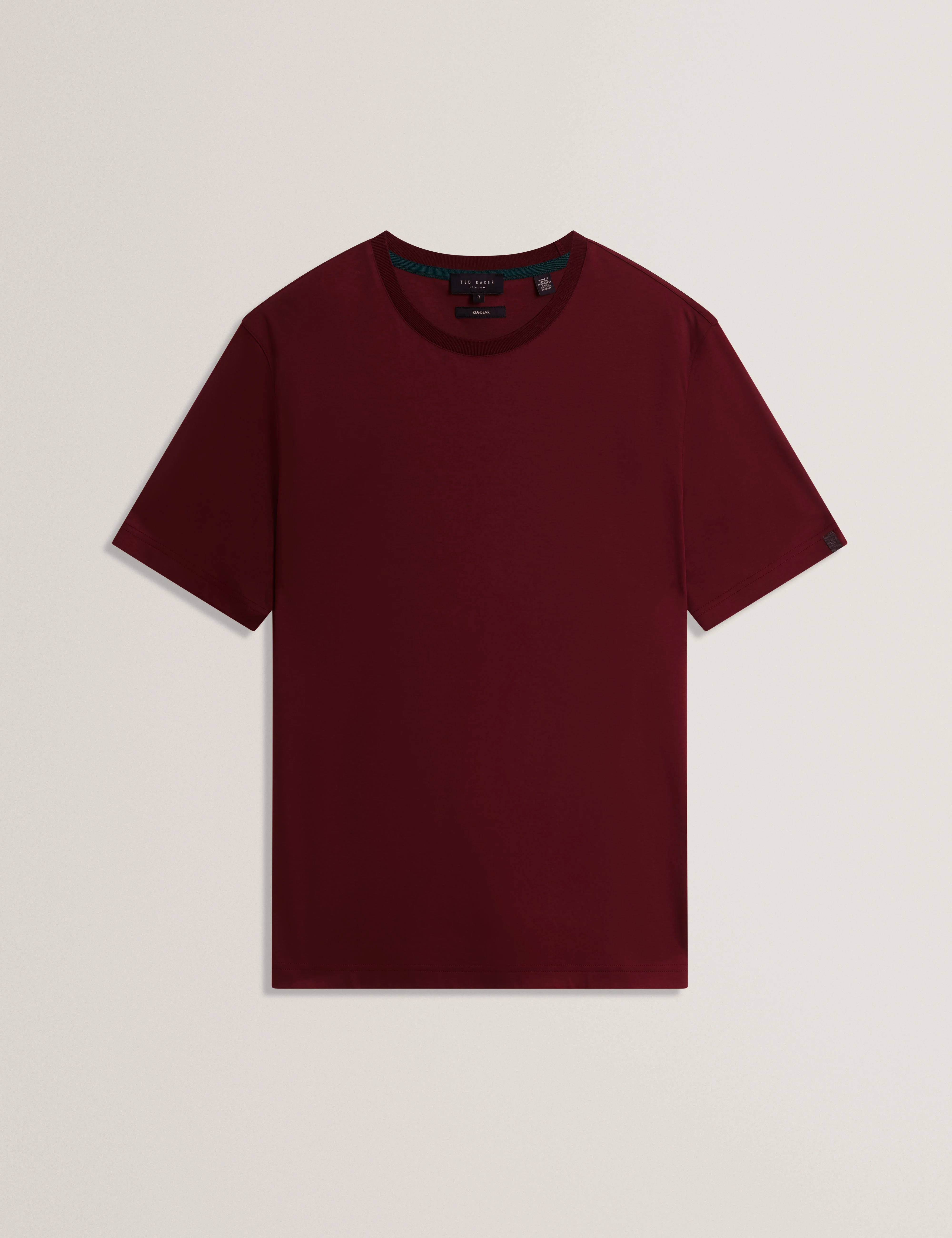 Konrrad Ss Regular Soft Touch T-Shirt Maroon - Image 7