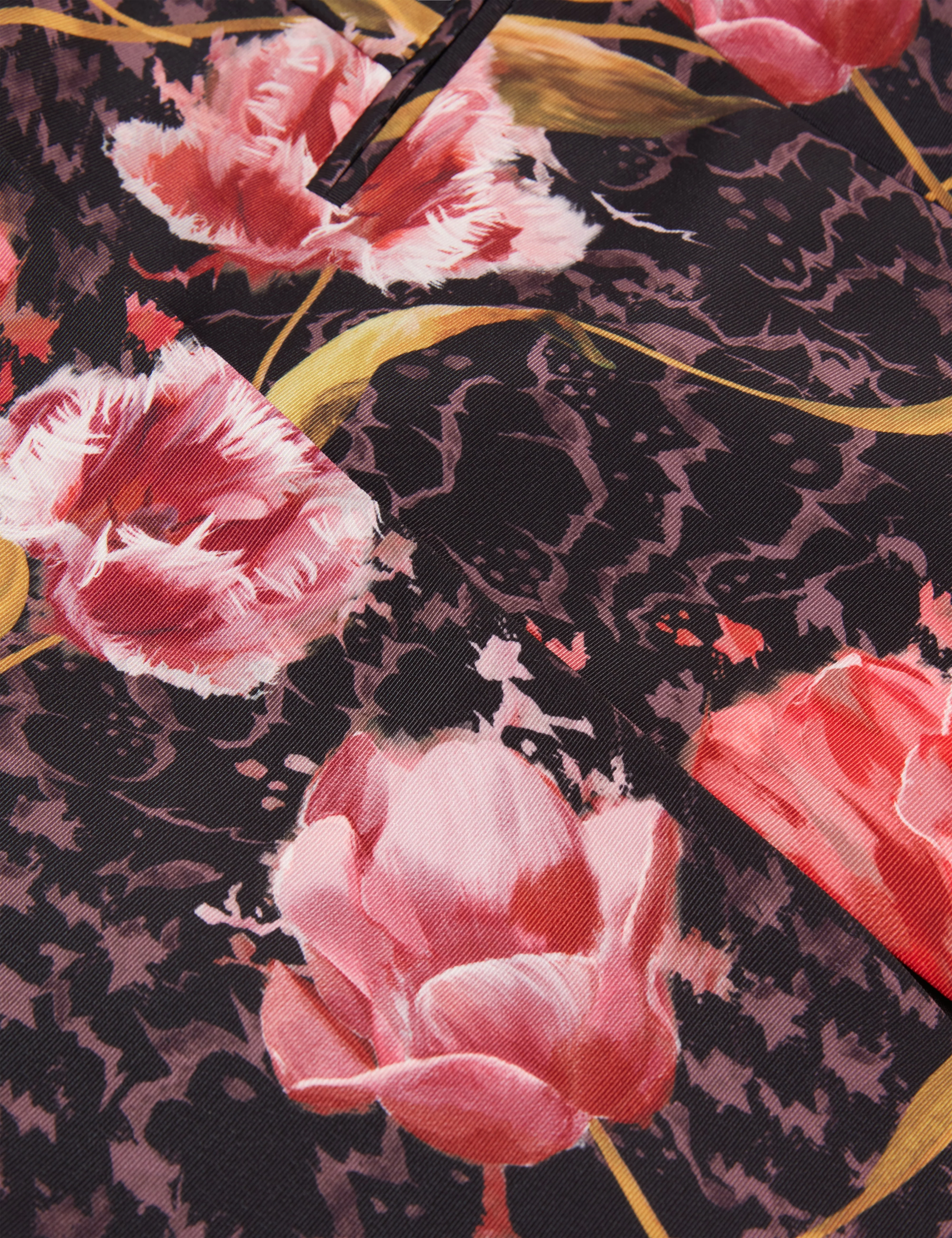 Kwari Tailored Printed Blazer Black - Image 3