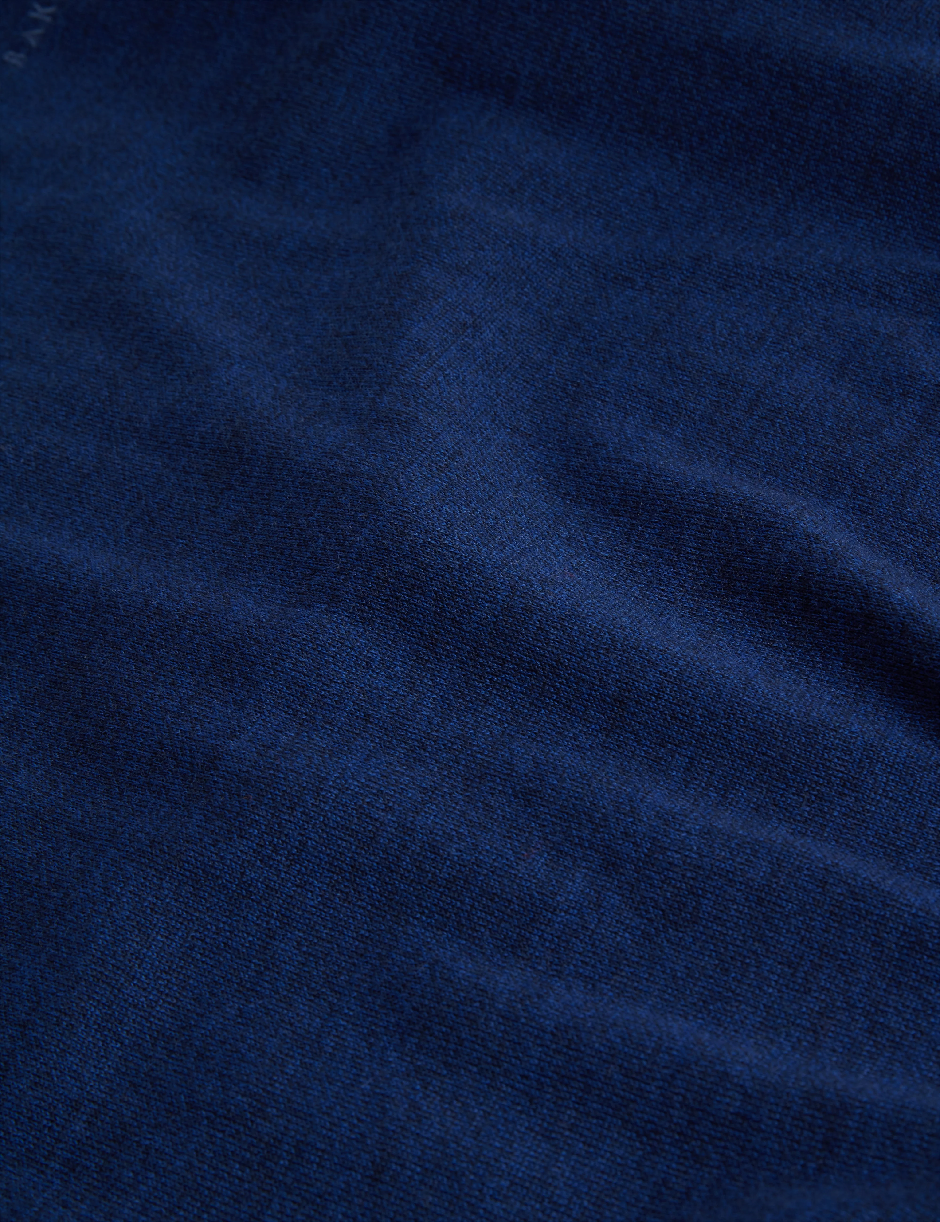 Laurnce Branded Merino Crew Neck Jumper Navy - Image 3