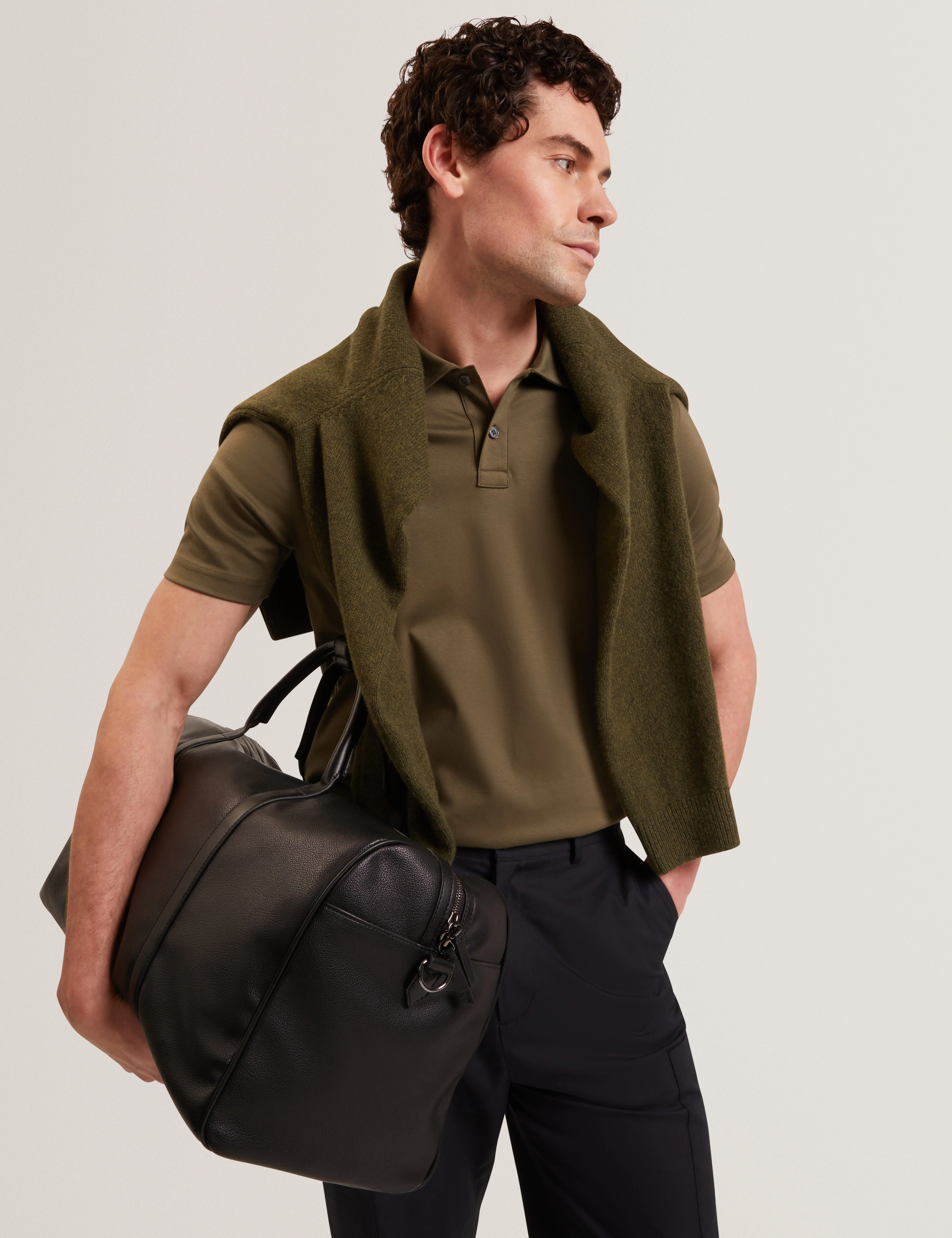 Leivie Webbing Holdall Bag Black - Image 2