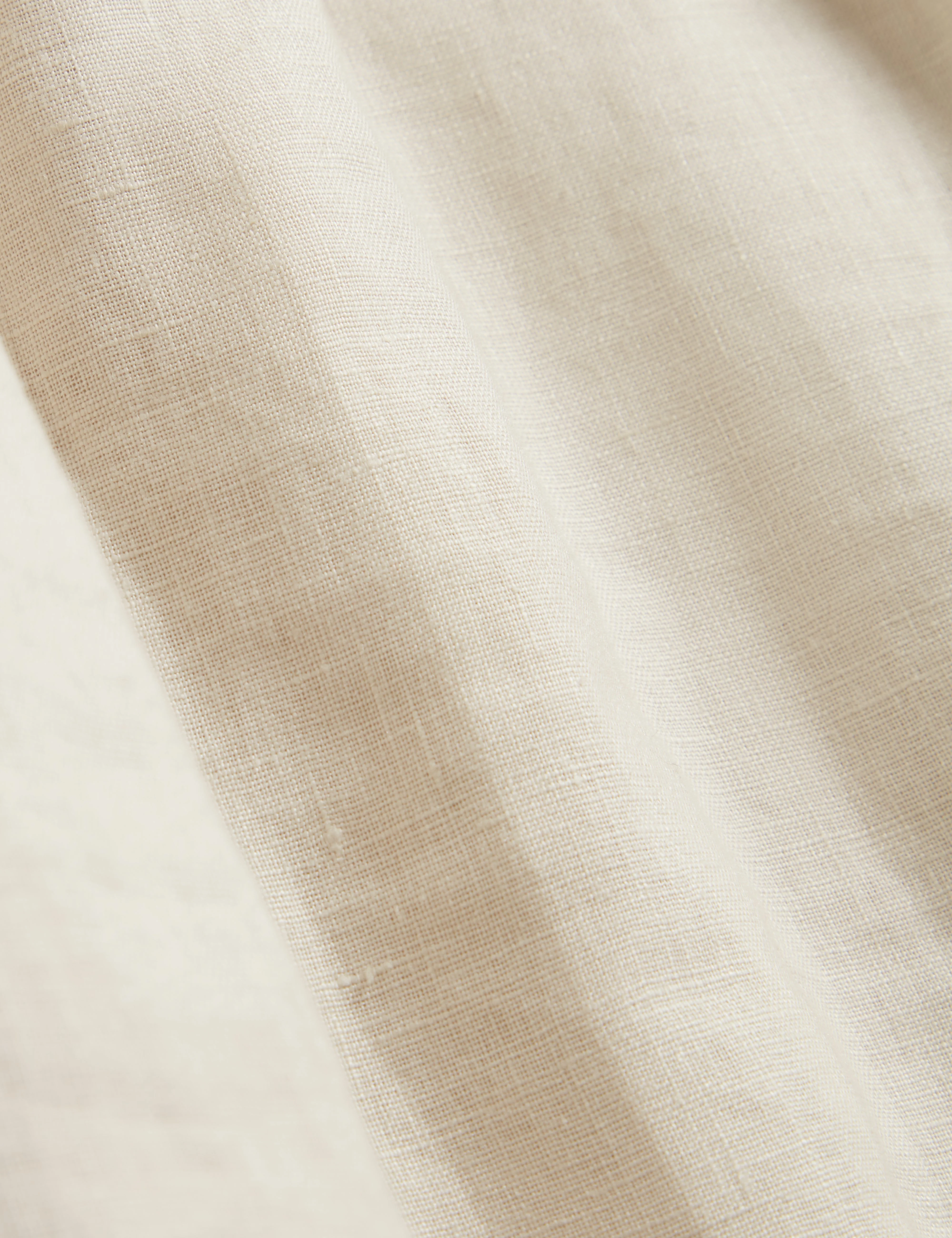 Limarie Linen Puff Sleeve Straight Top Natural - Image 6