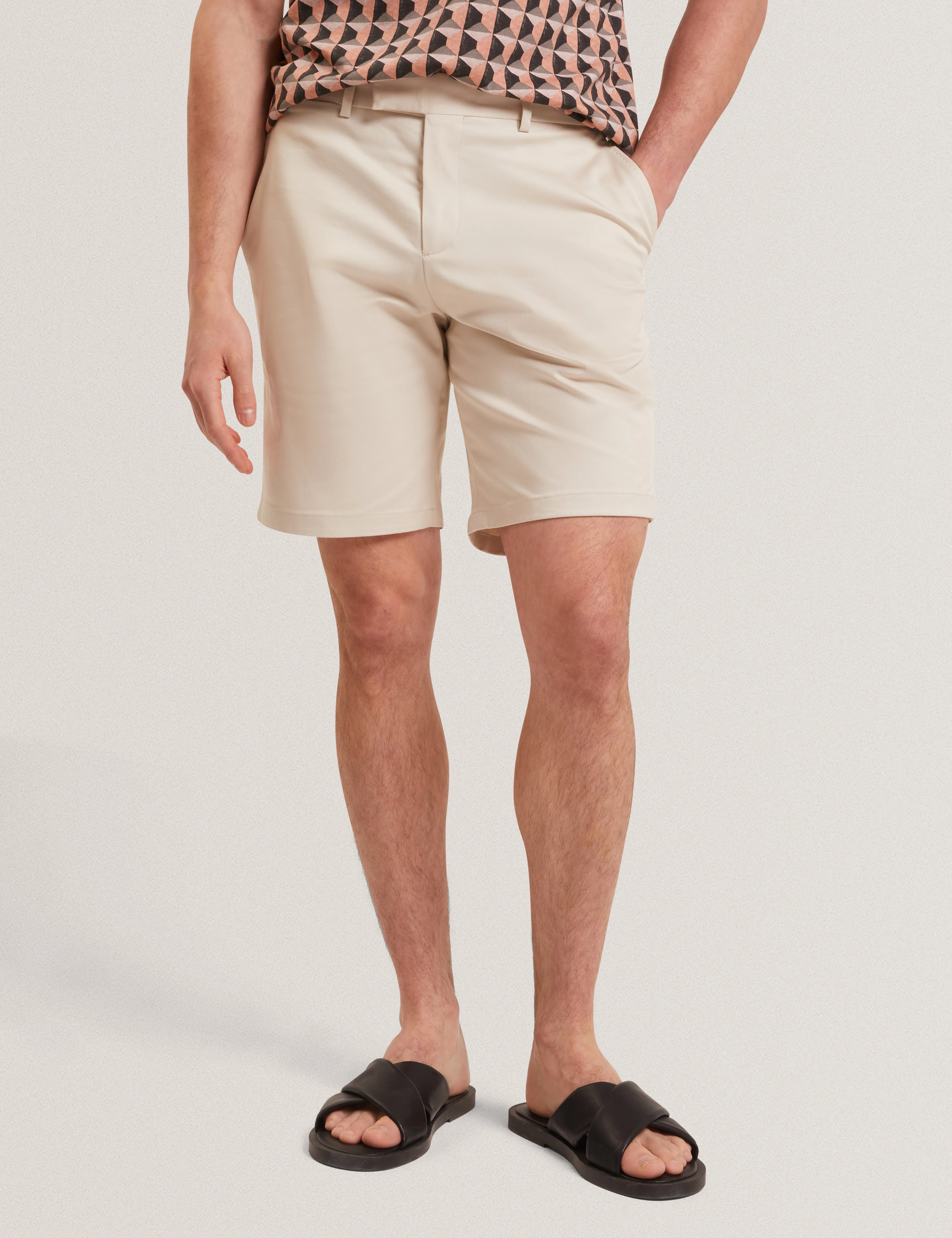 Loweton Slim Stretch Chino Ecru - Image 2
