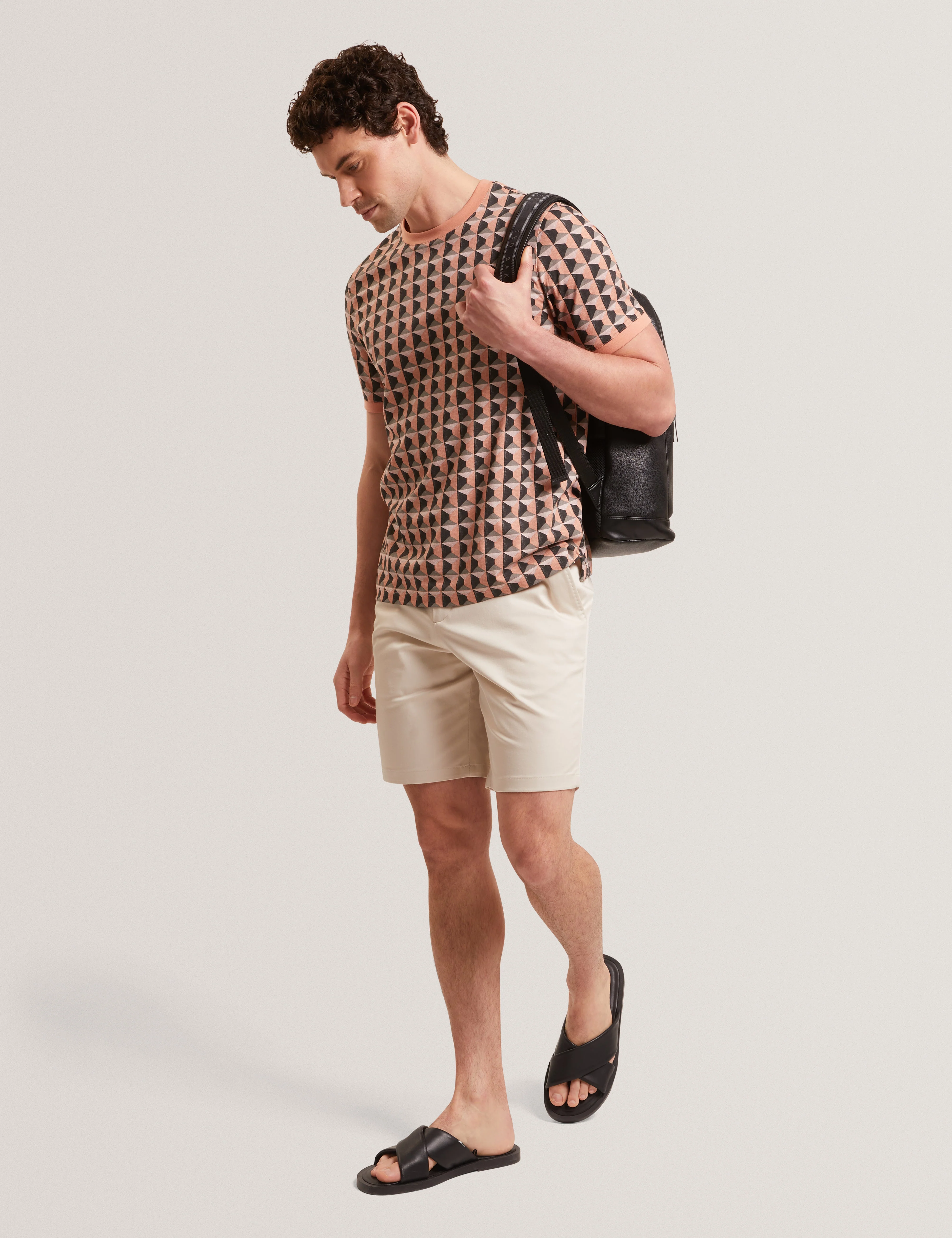Loweton Slim Stretch Chino Ecru - Image 3