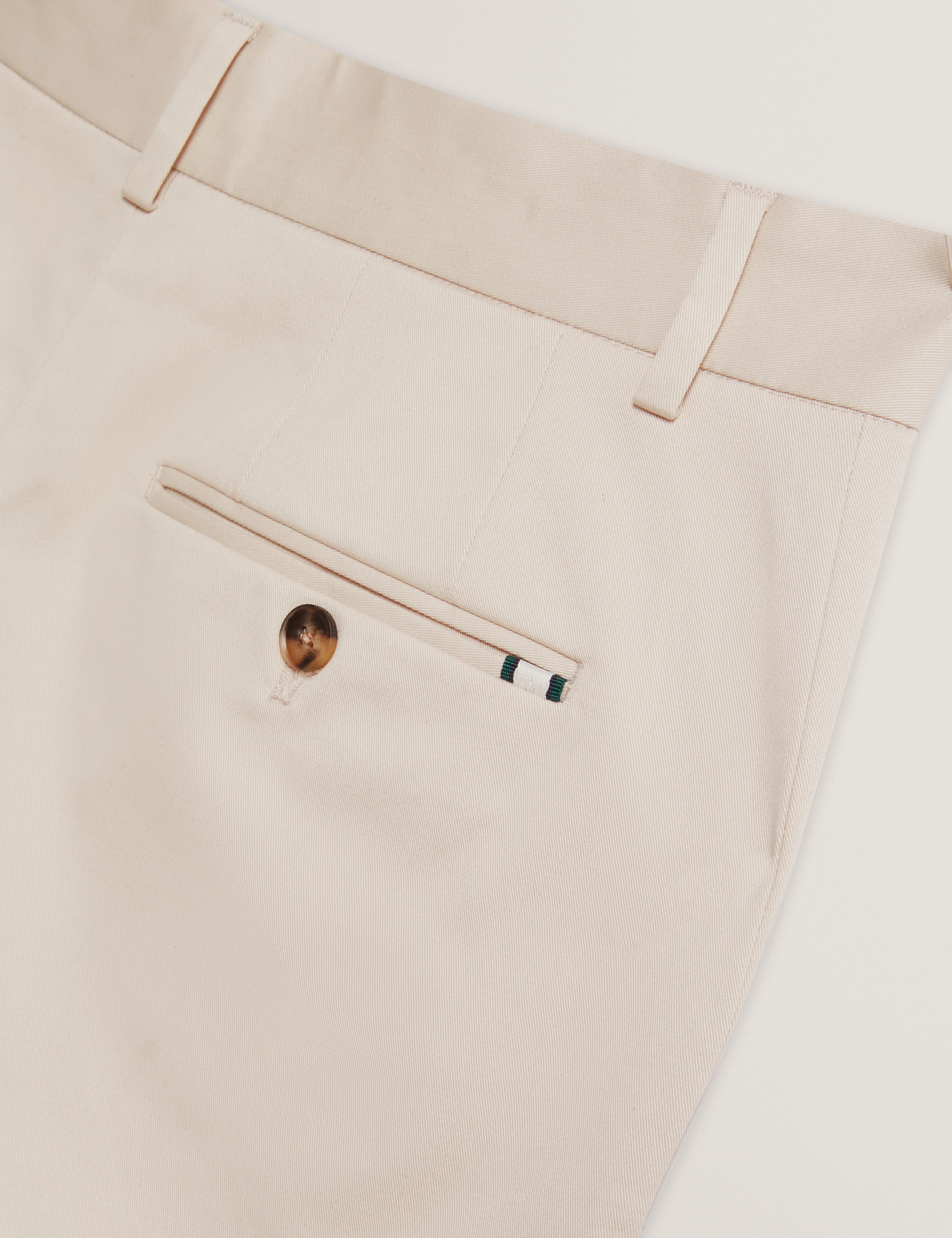 Loweton Slim Stretch Chino Ecru - Image 4