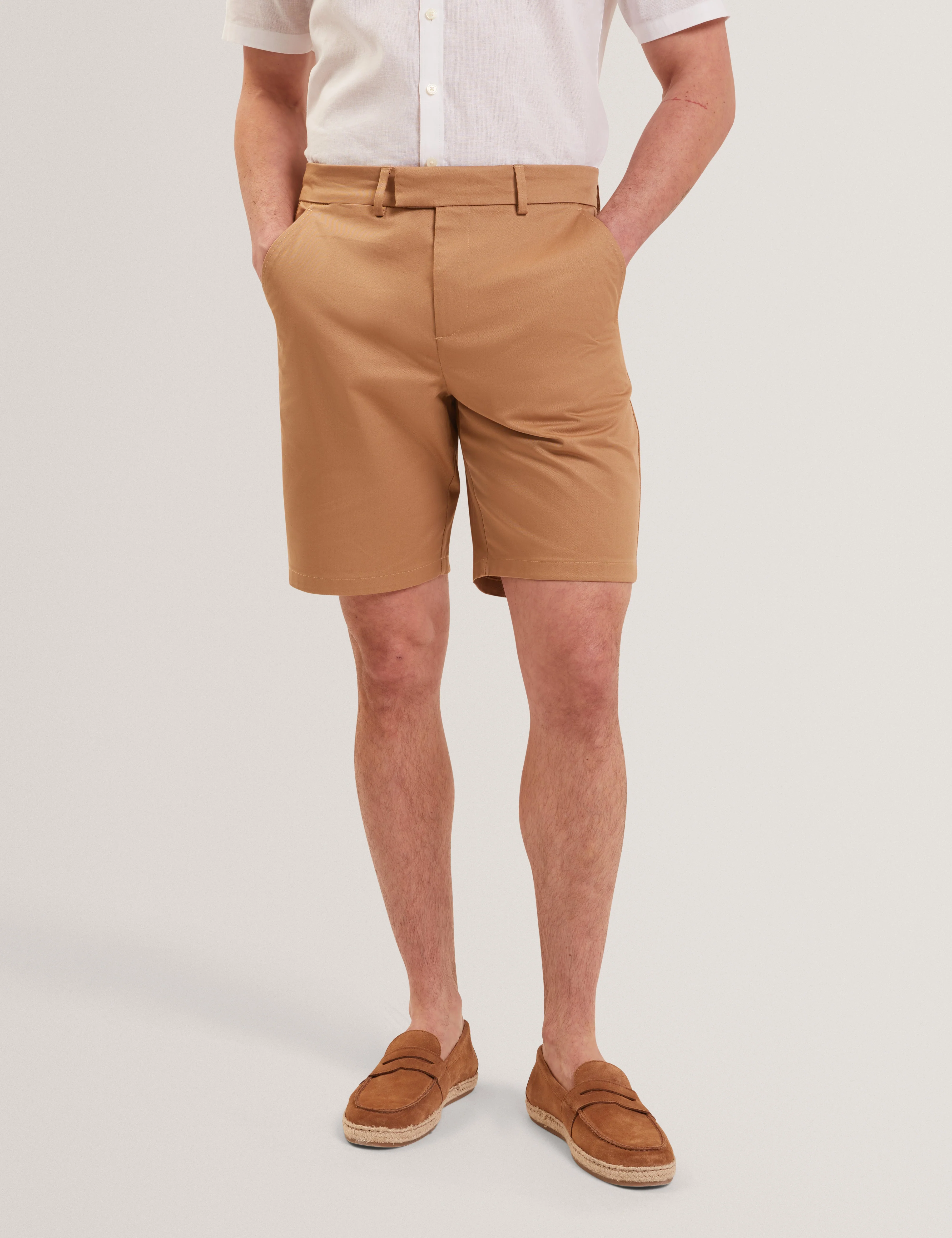 Loweton Slim Stretch Chino Tan - Image 2