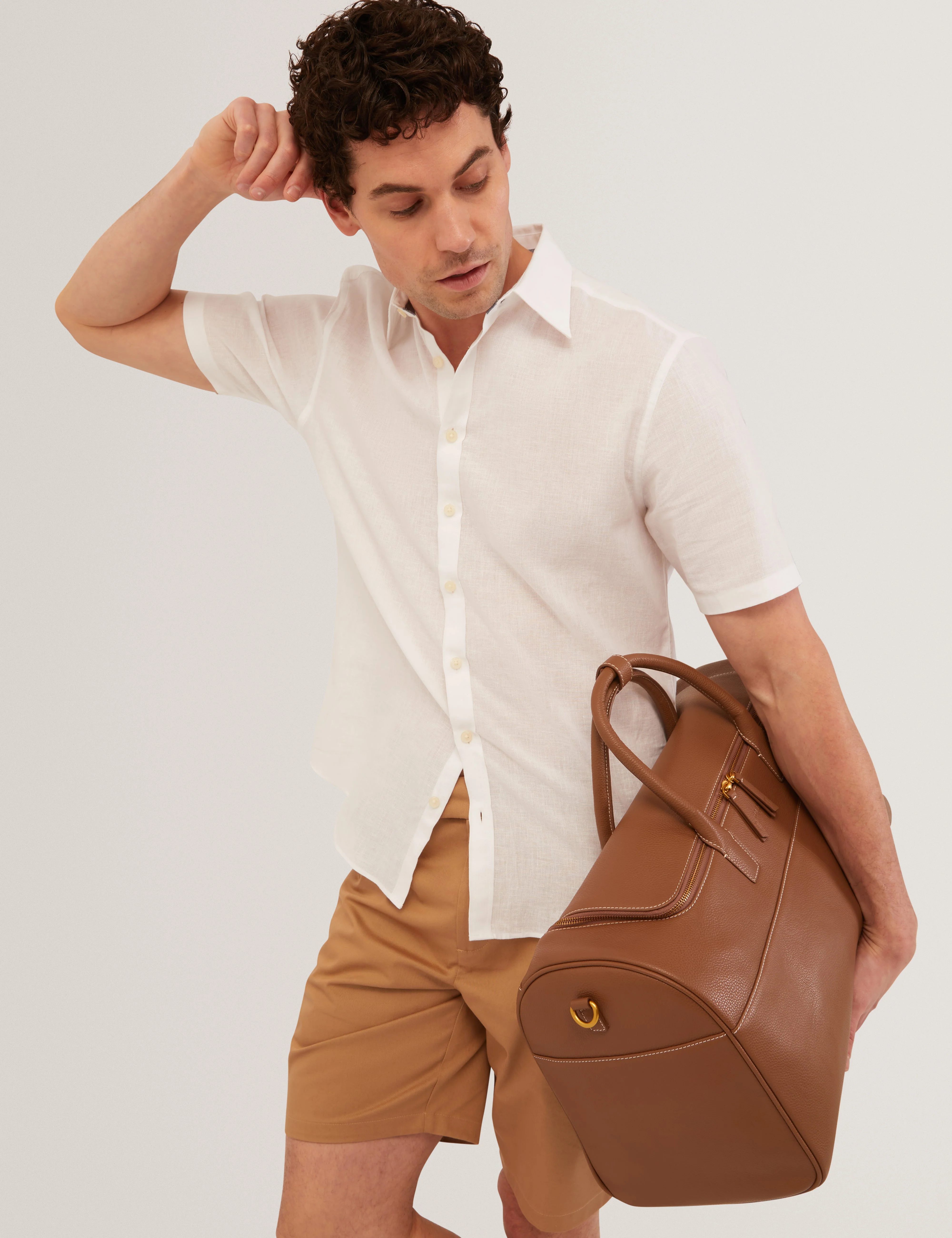 Loweton Slim Stretch Chino Tan - Image 7