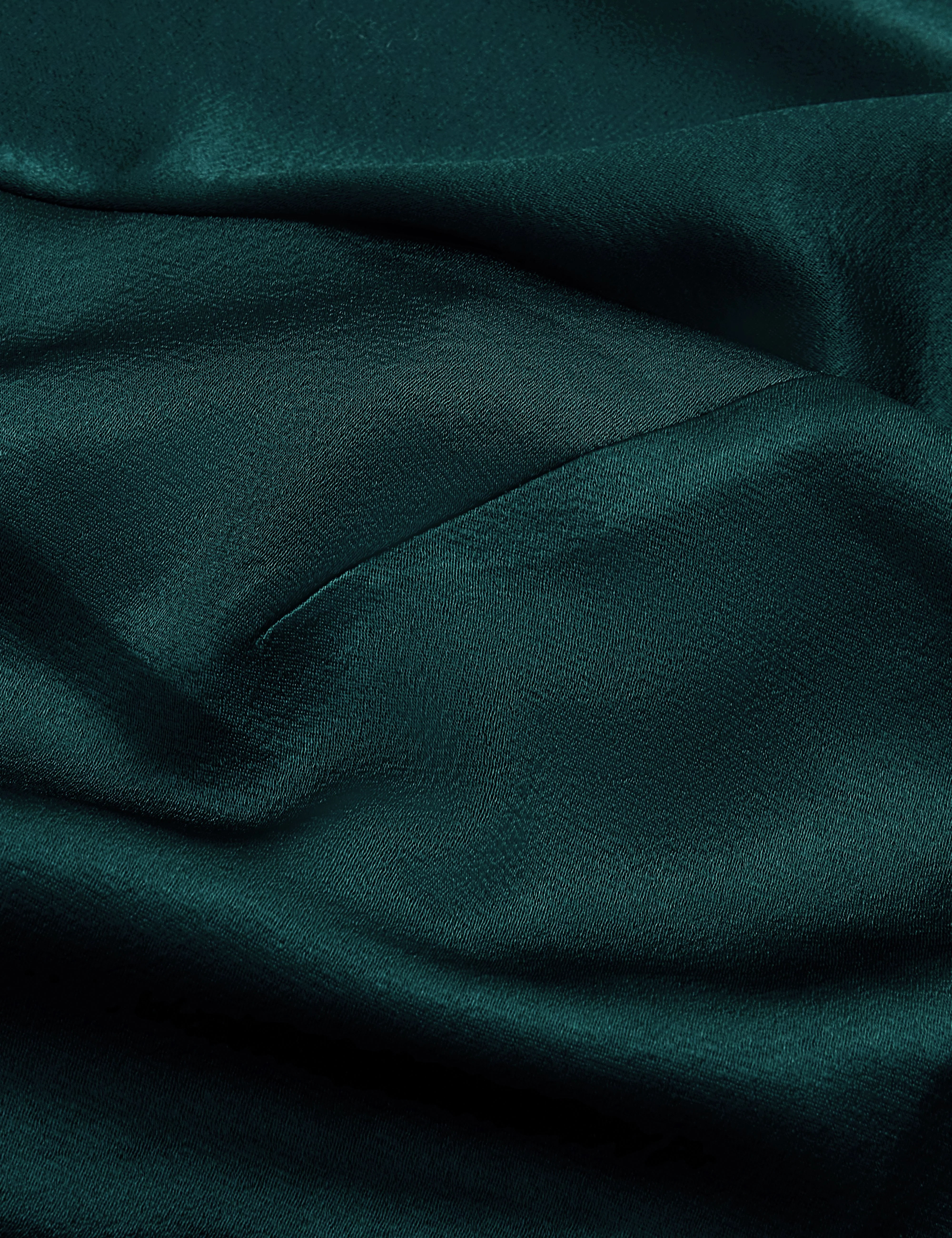 Maizyy Slit Long Sleeve Top Dk-Green - Image 7