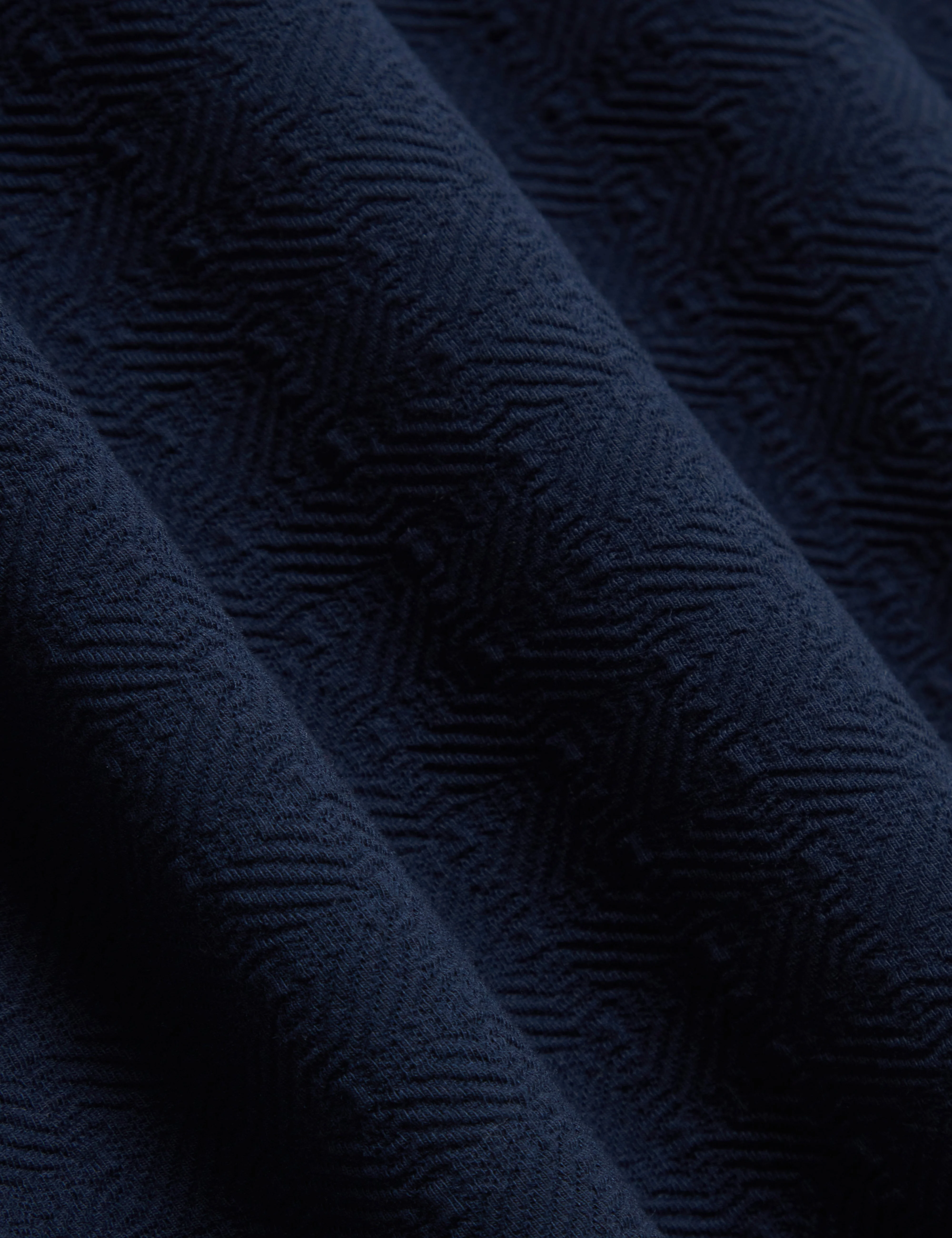 Marcen Short Sleeve Square Stitch T Shirt Navy - Image 3