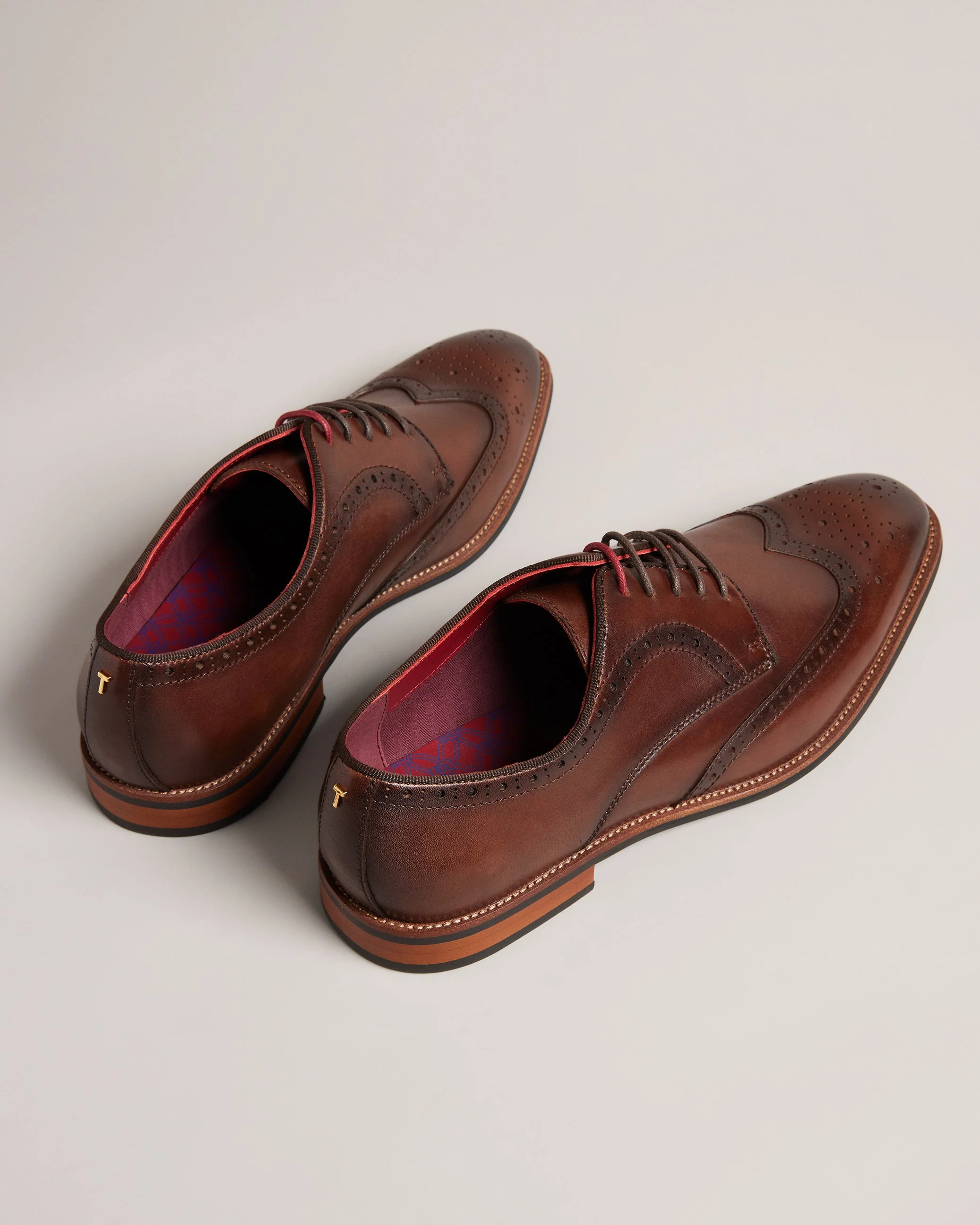Markuse Brogue Derby Formal Shoe Brown - Image 4