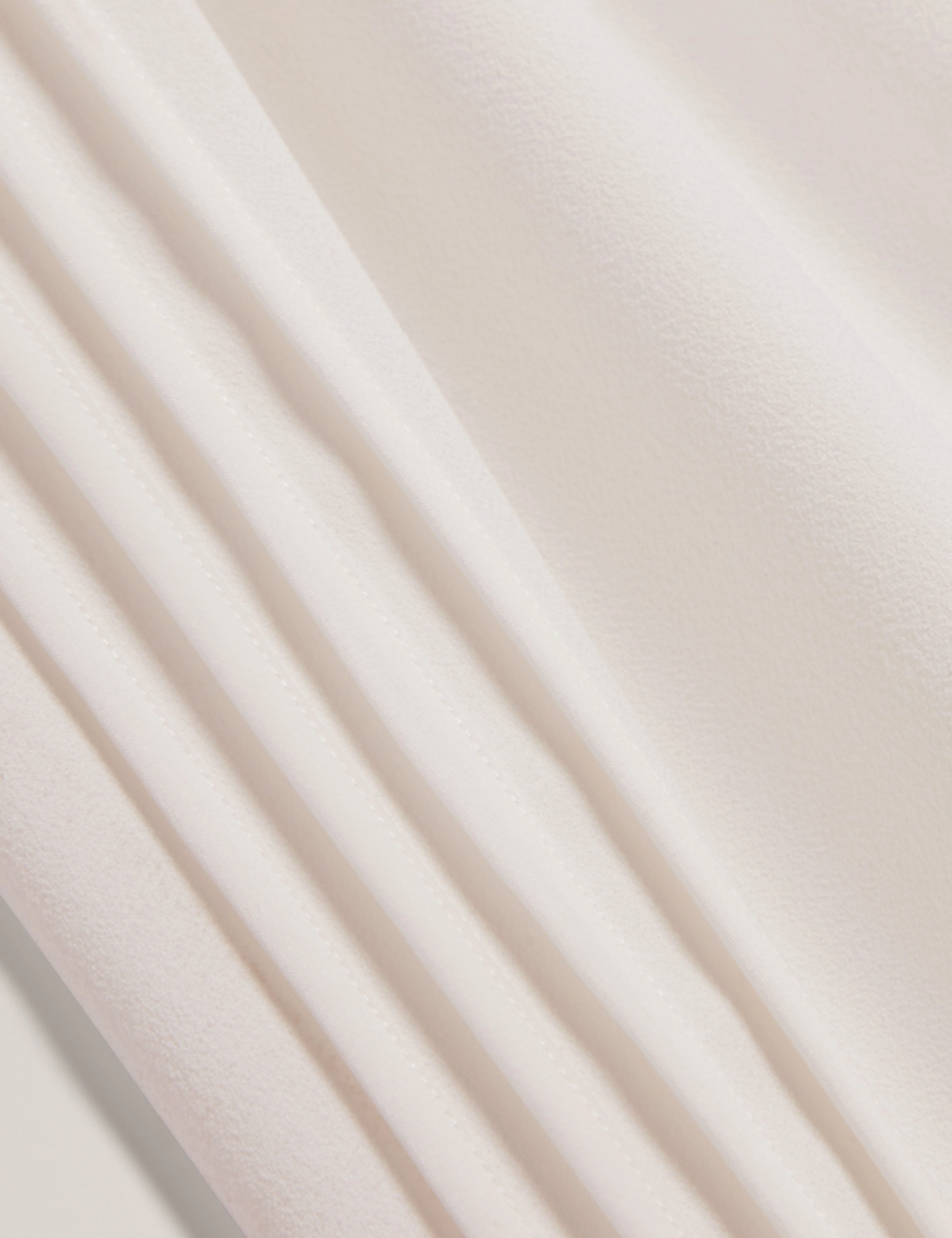 Marmia Sleeveless Top With Piping Detail Ivory - Image 3