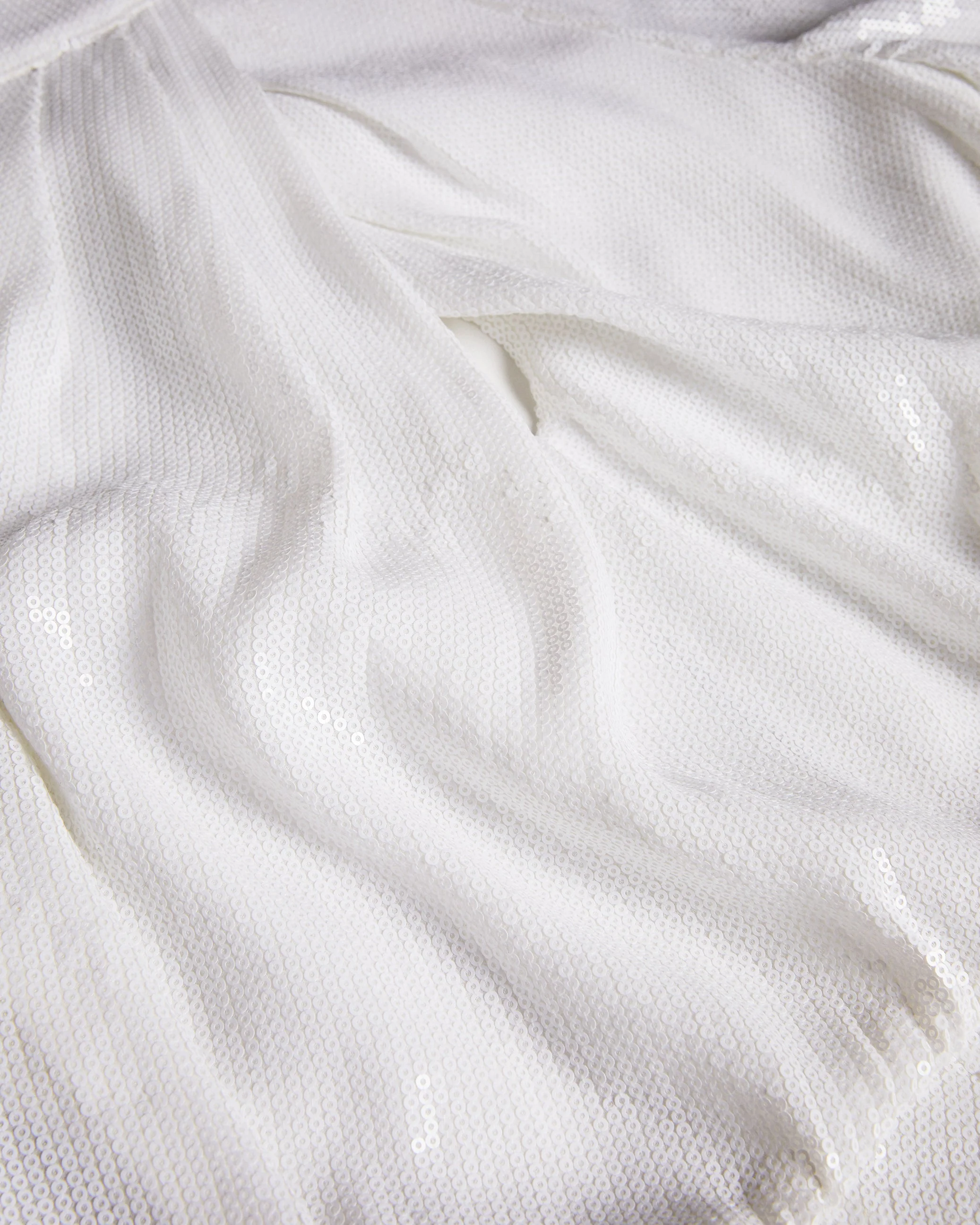 Mayrose Maxi Dress With Blouson Sleeves White - Image 5