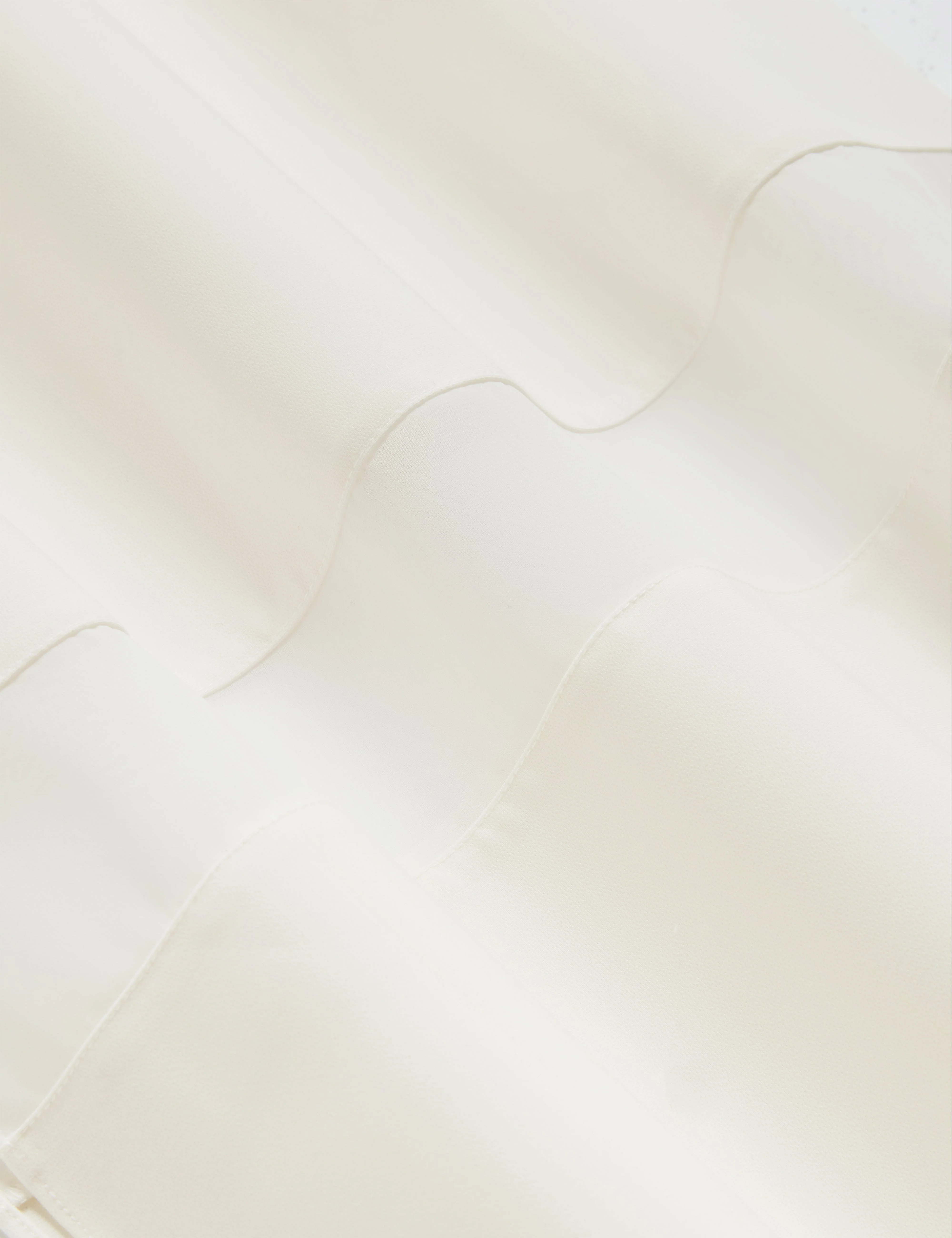 Mephora Sleeveless Midi Dress With Panel Detail Ivory - Image 3