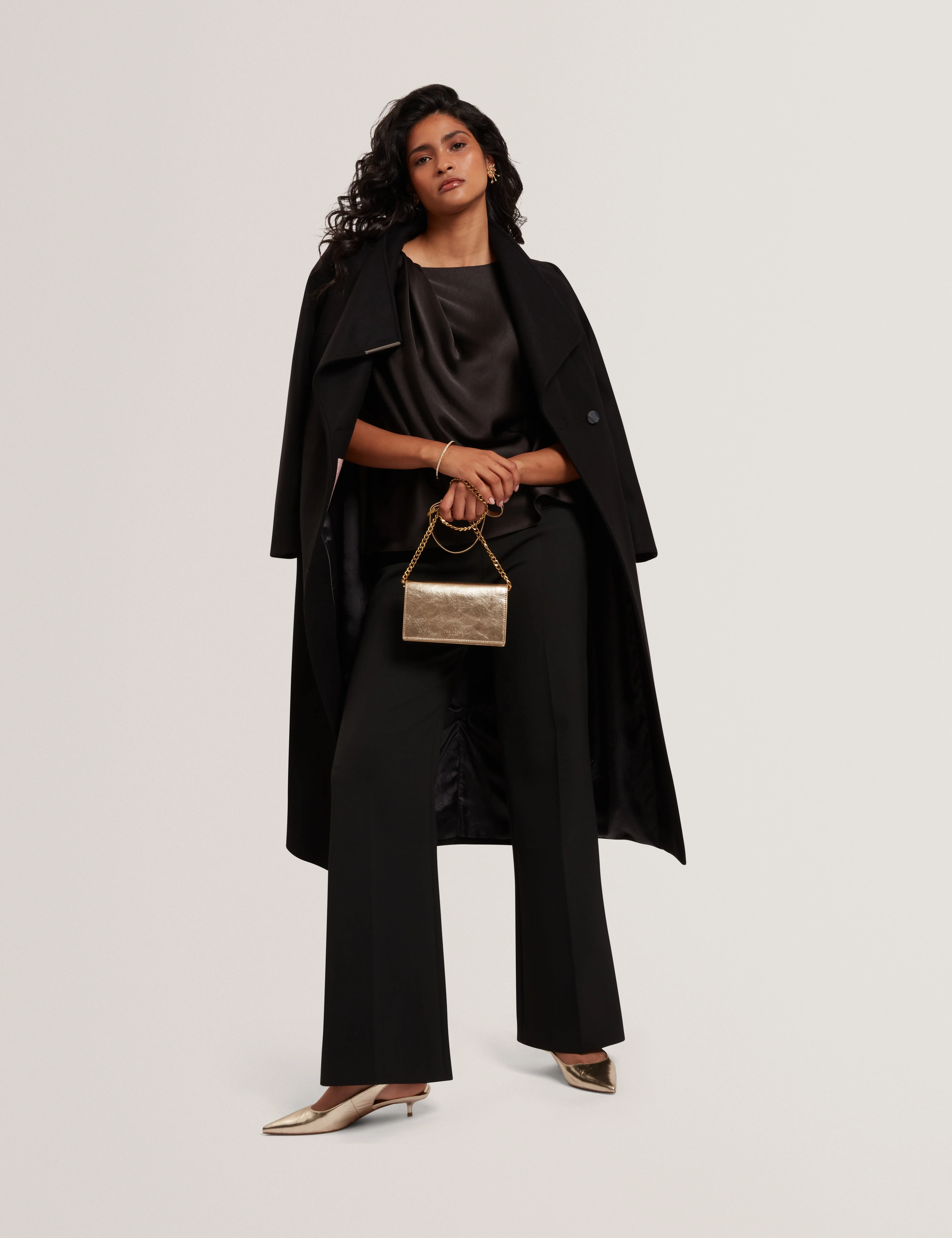 Miona Sleveless Twist Detail Top Black - Image 6
