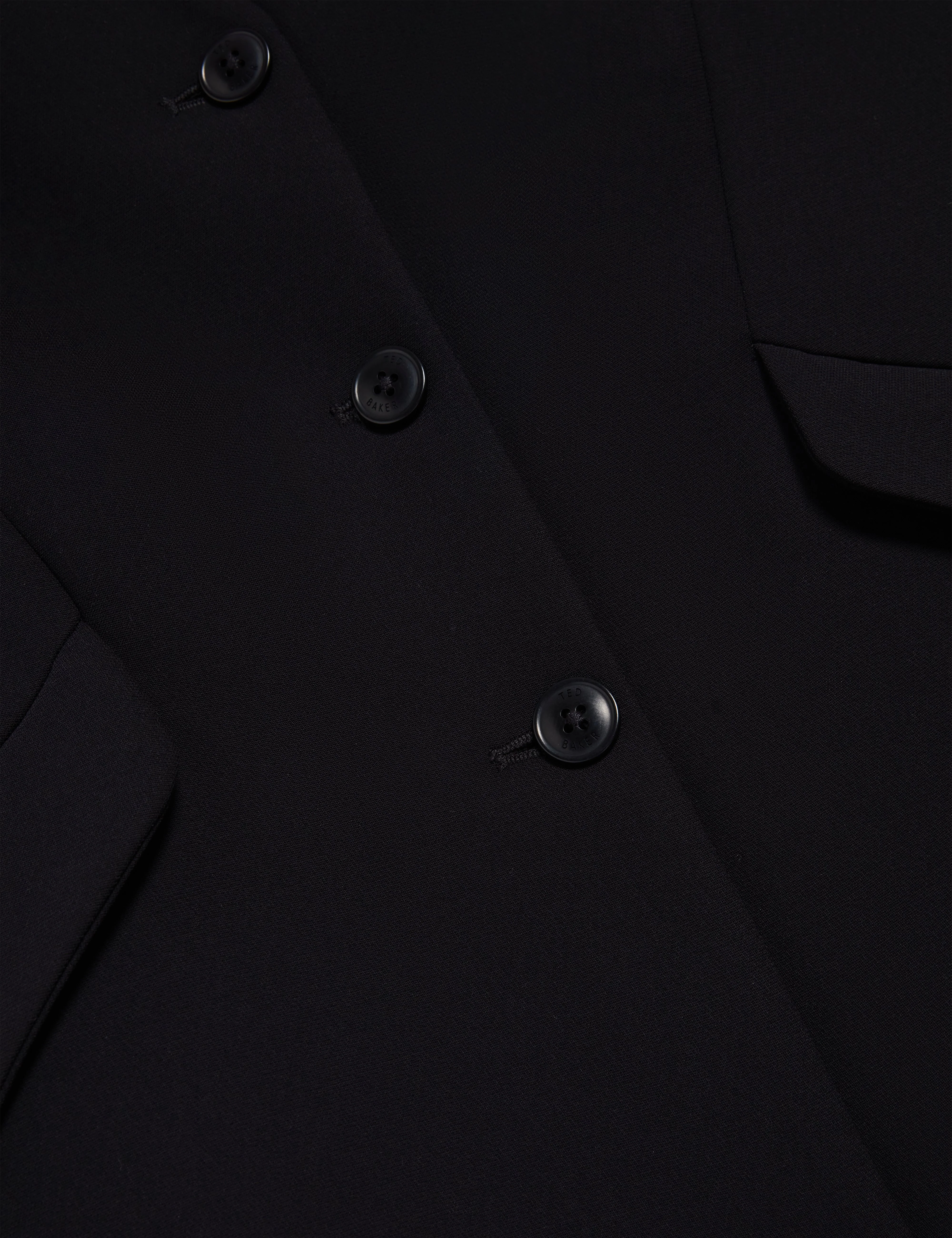 Morriaw Tailored Fitted Longline Waistcoat Black - Image 3