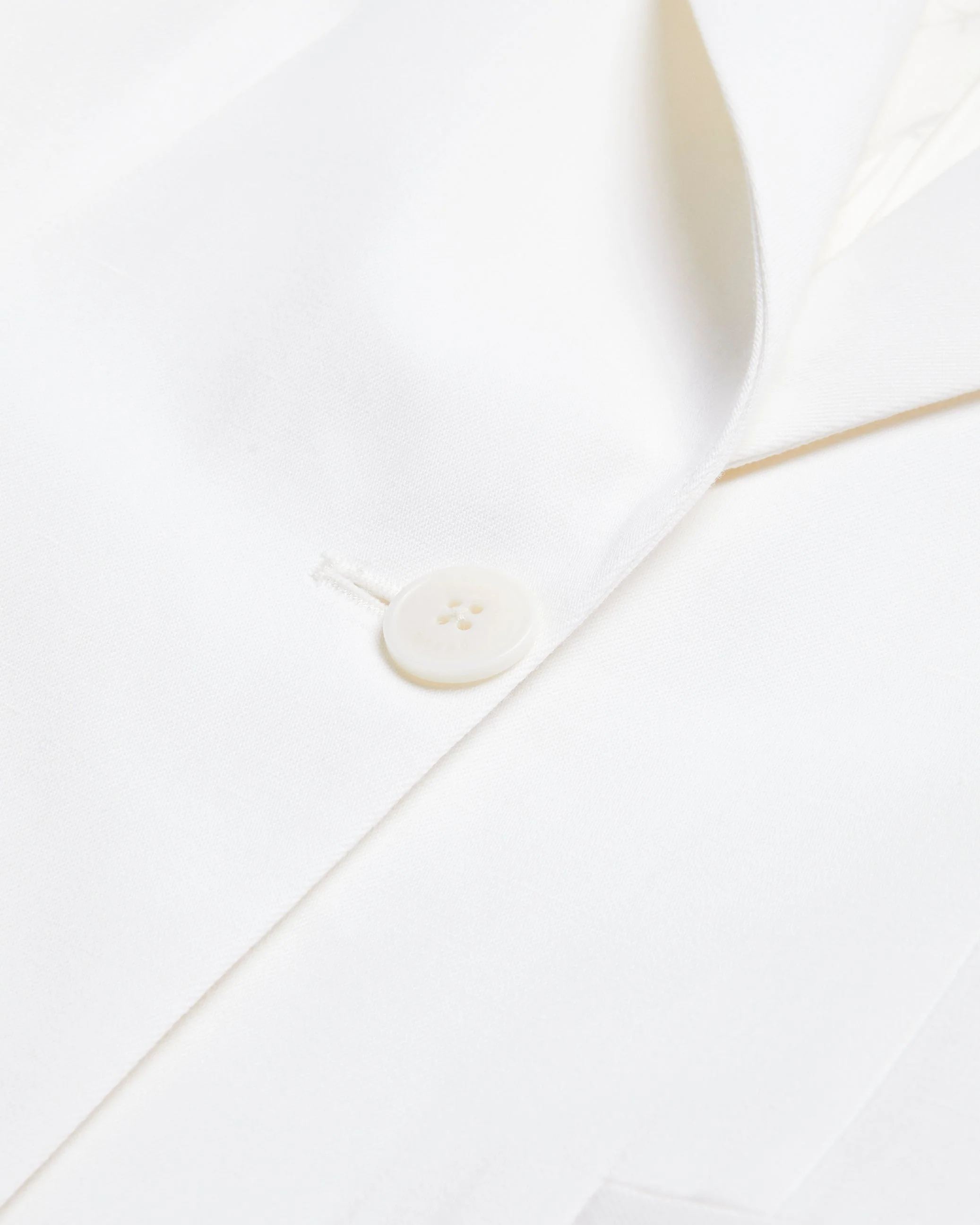 Musub Tailored Jacket With Faux Pockets White - Image 3