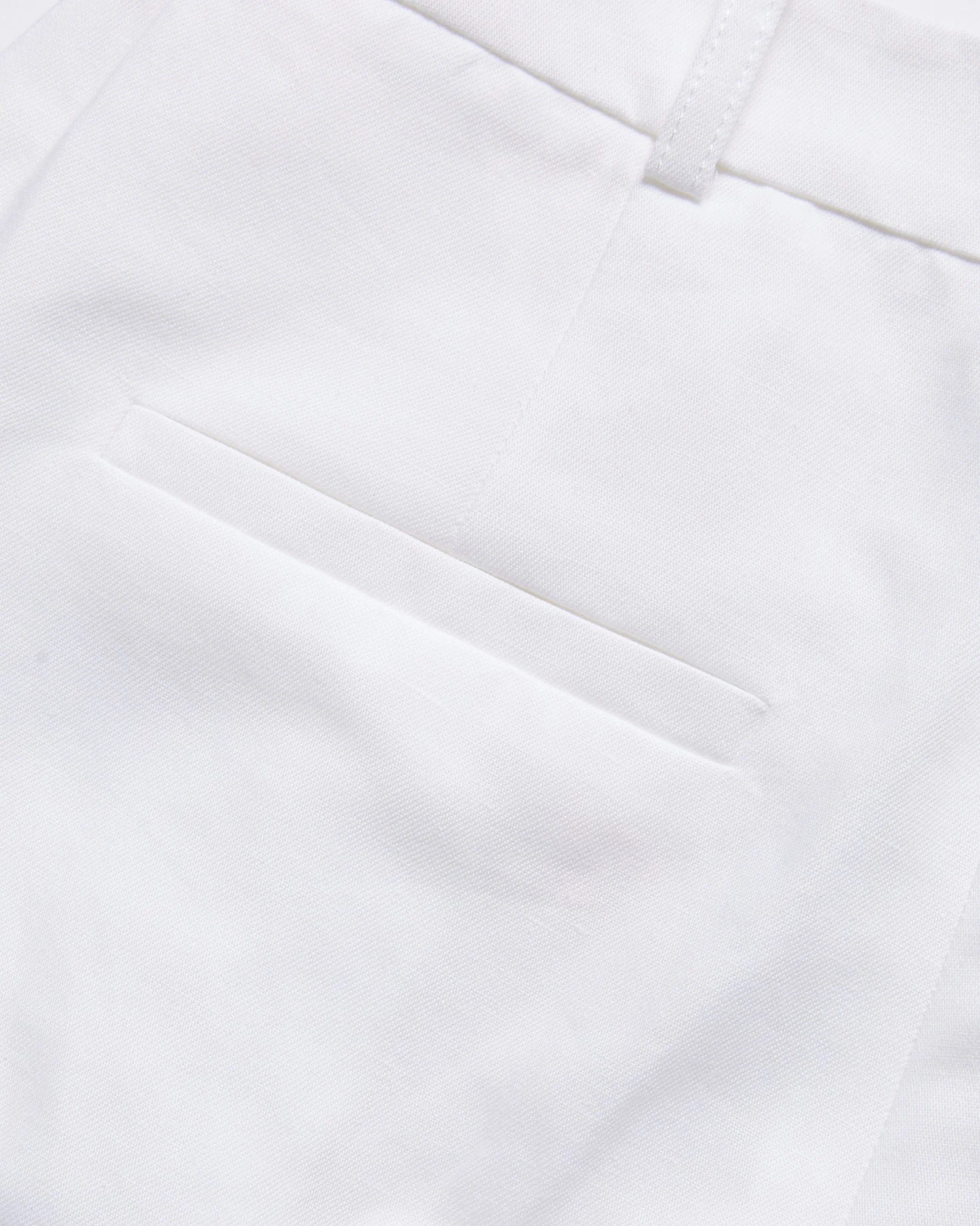 Musubt High Rise Tailored Trousers White - Image 3