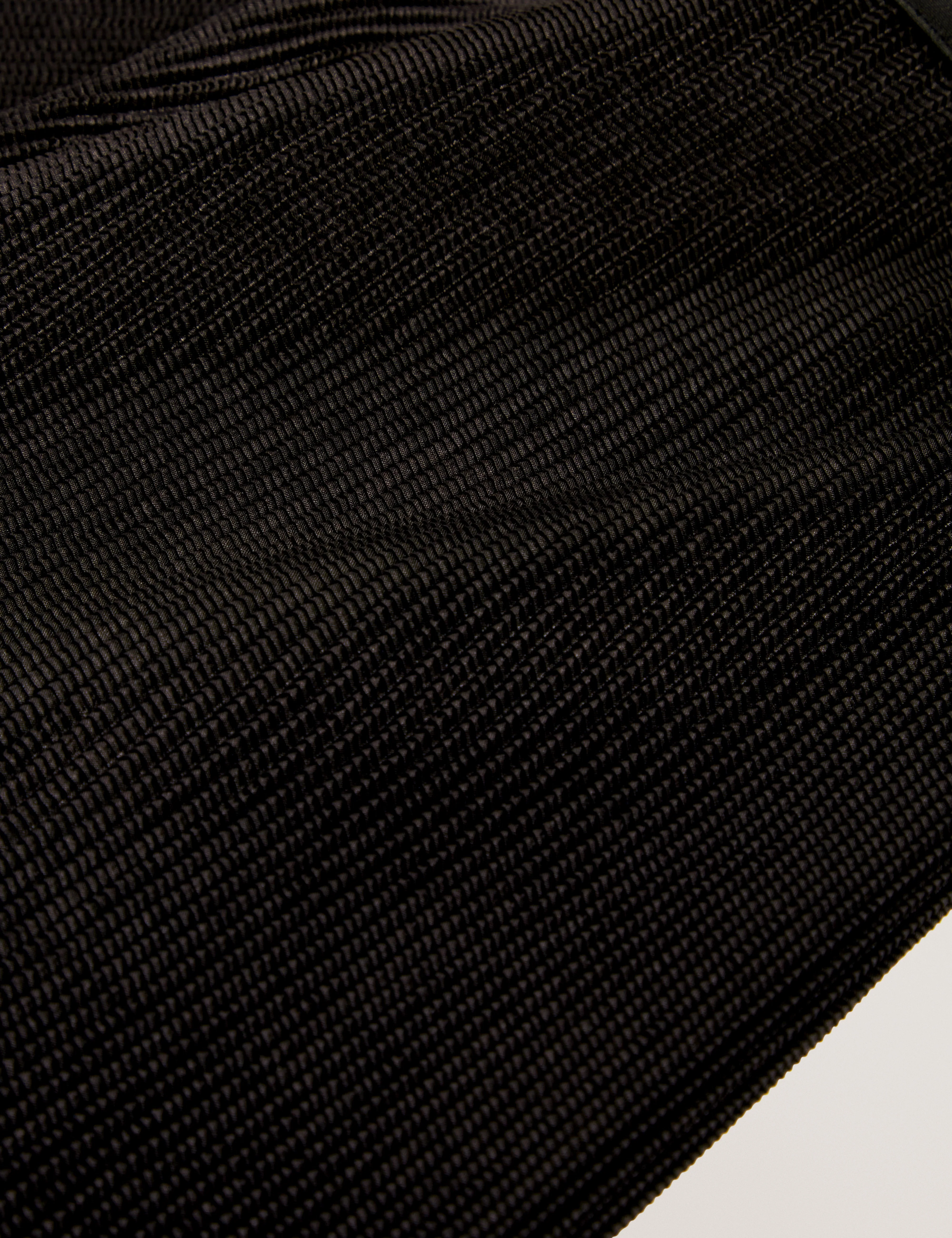 Narela Printed Wide Leg Plisse Trouser Black - Image 3