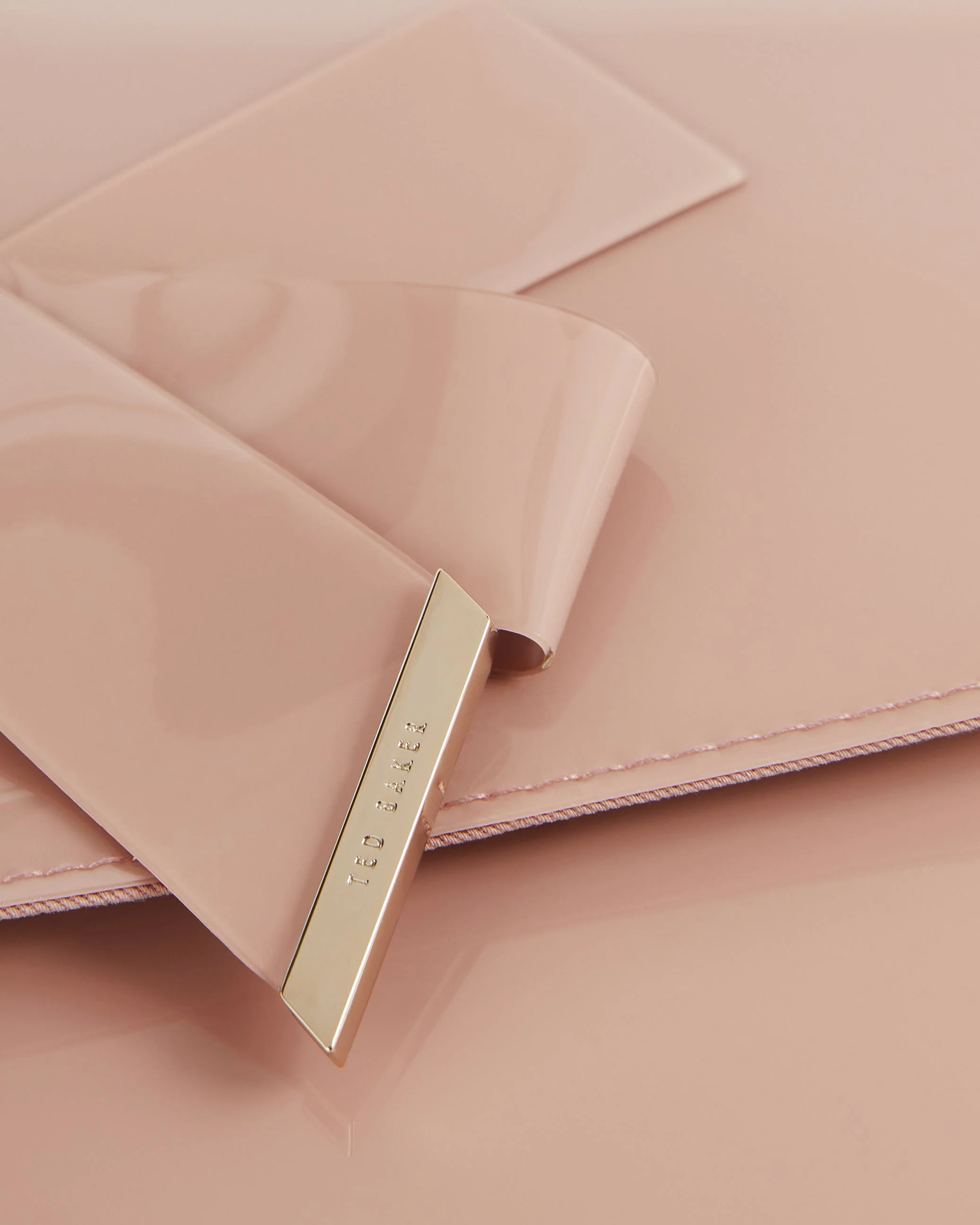 Nikkey Knot Bow Envelope Pouch Pl-Pink - Image 3