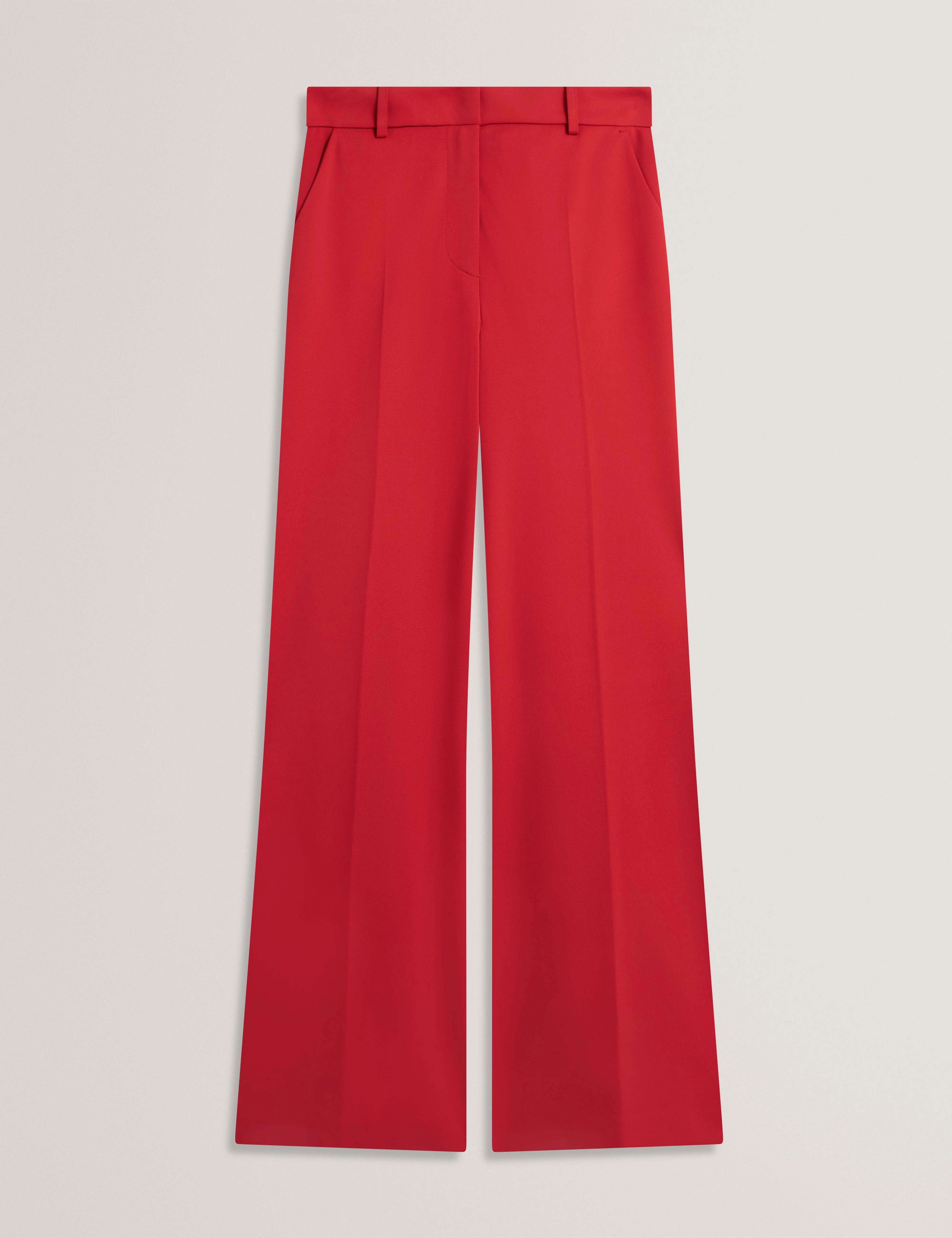 Nogal Ponte Wide Leg Trouser Dk-Red - Image 7