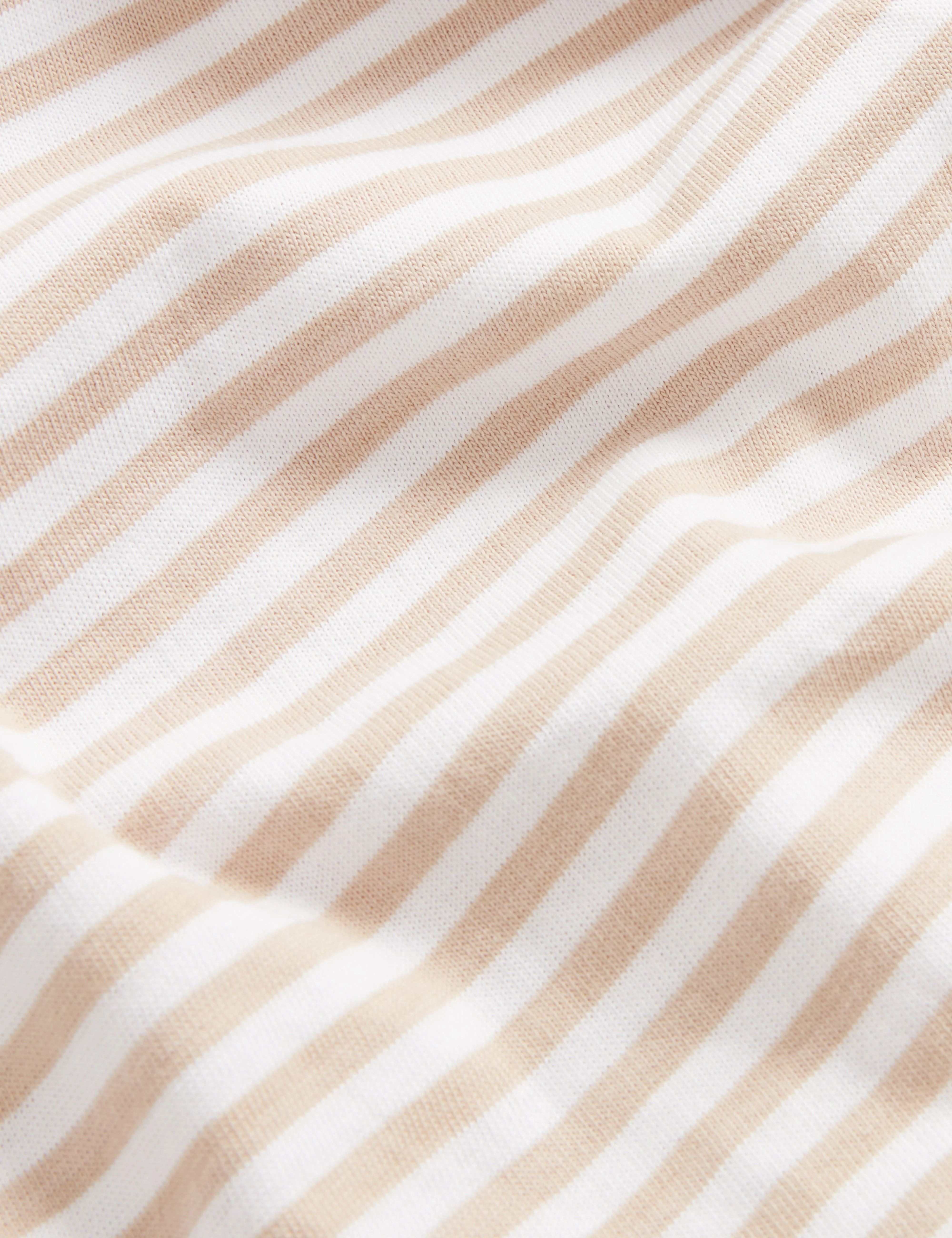 Ourme Short Sleeve Stripe T-Shirt Taupe - Image 6