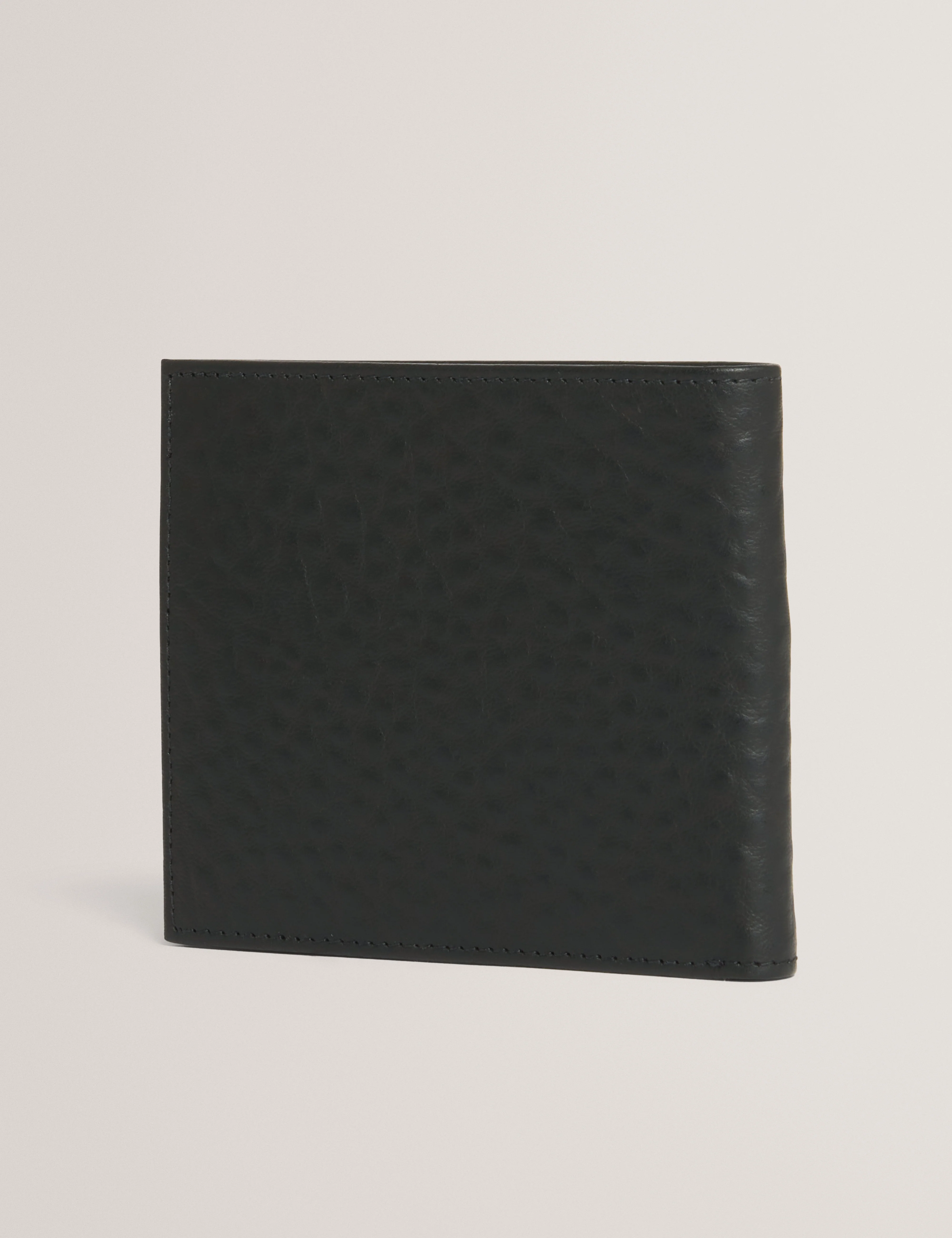 Petro Pebbled Leather Wallet Black - Image 3