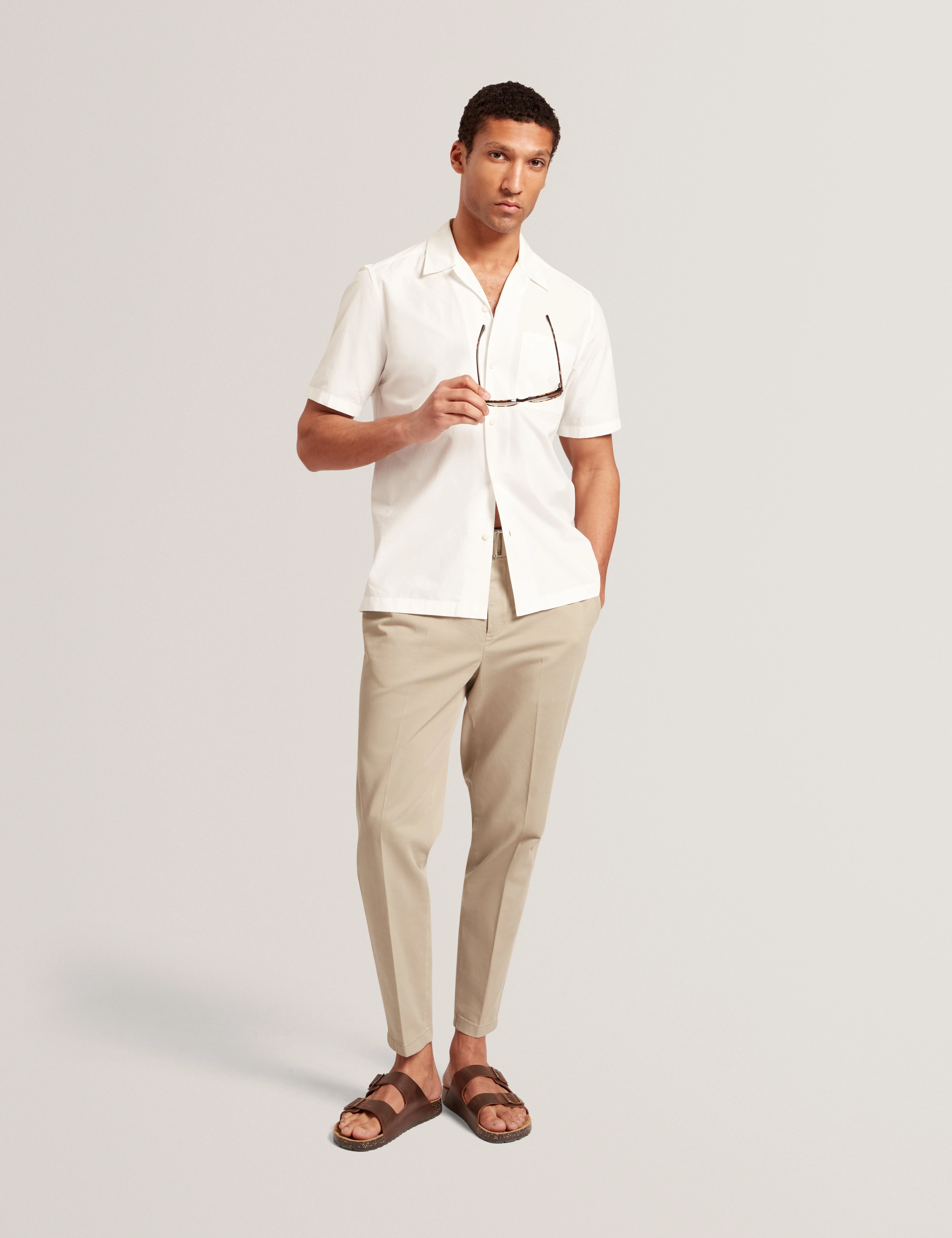 Radclyf Ss Poplin Shirt White - Image 2