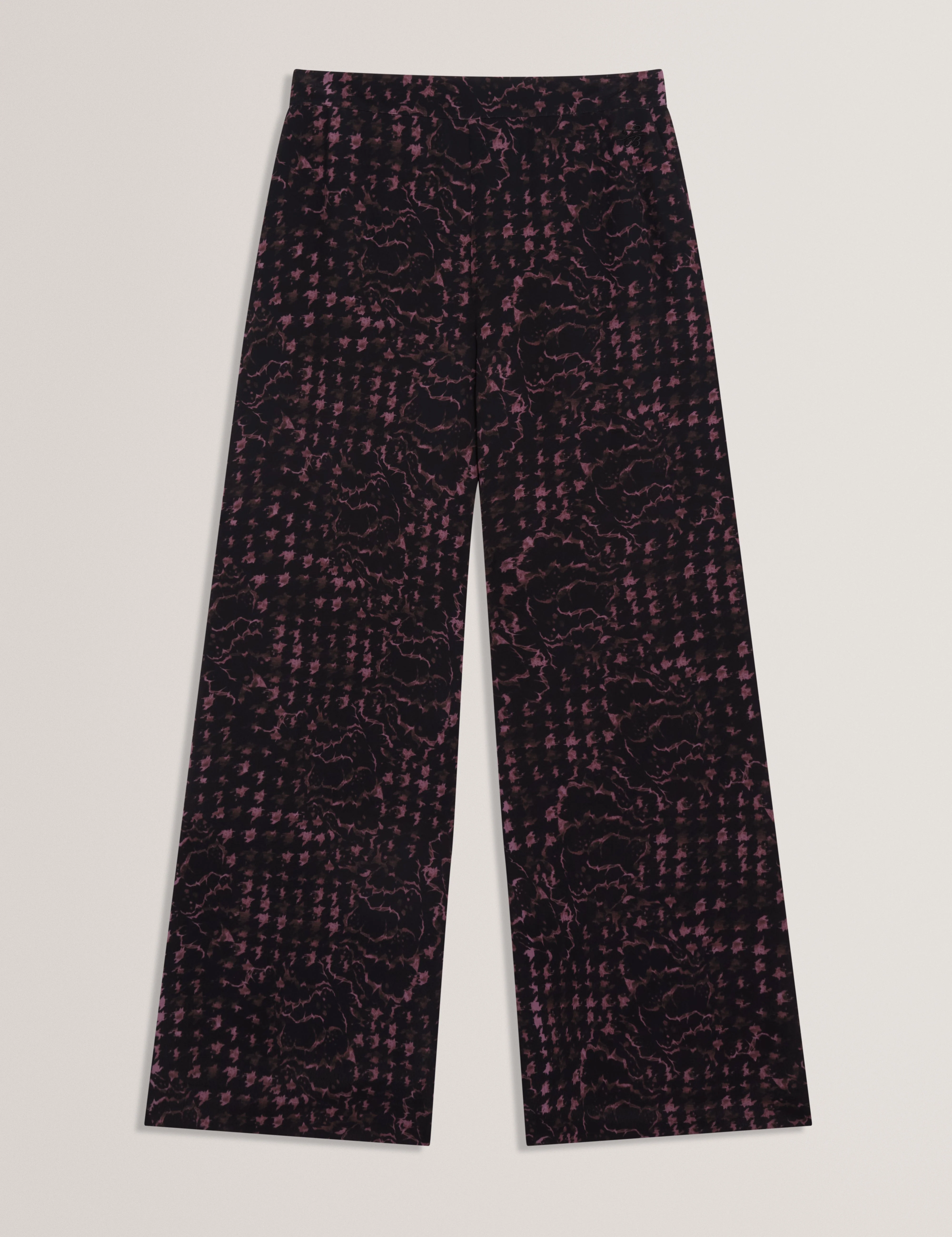Reecha Printed Wide Leg Trouser Black - Image 7