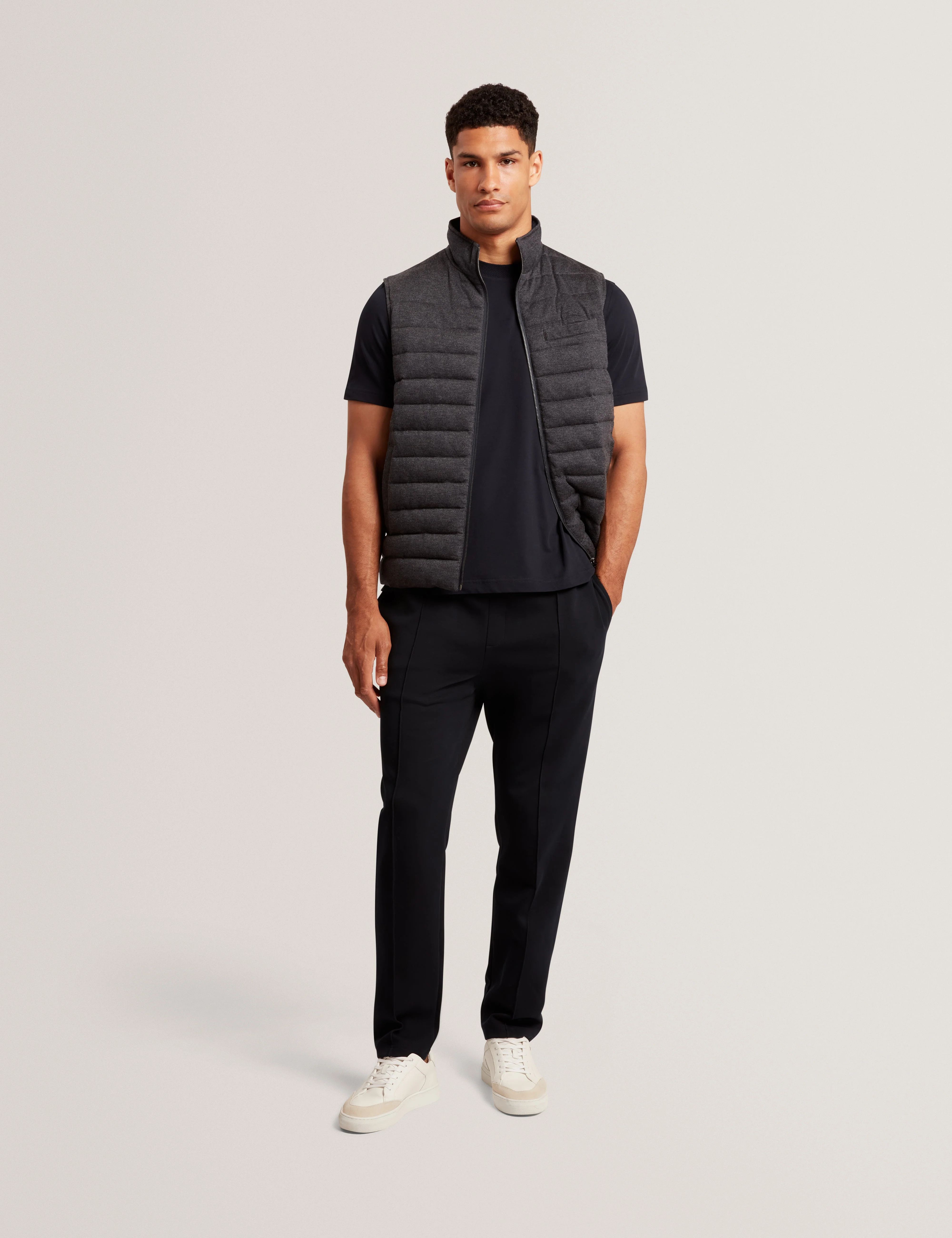 Rellas Branded Honeycomb Trim Jogger Navy - Image 2