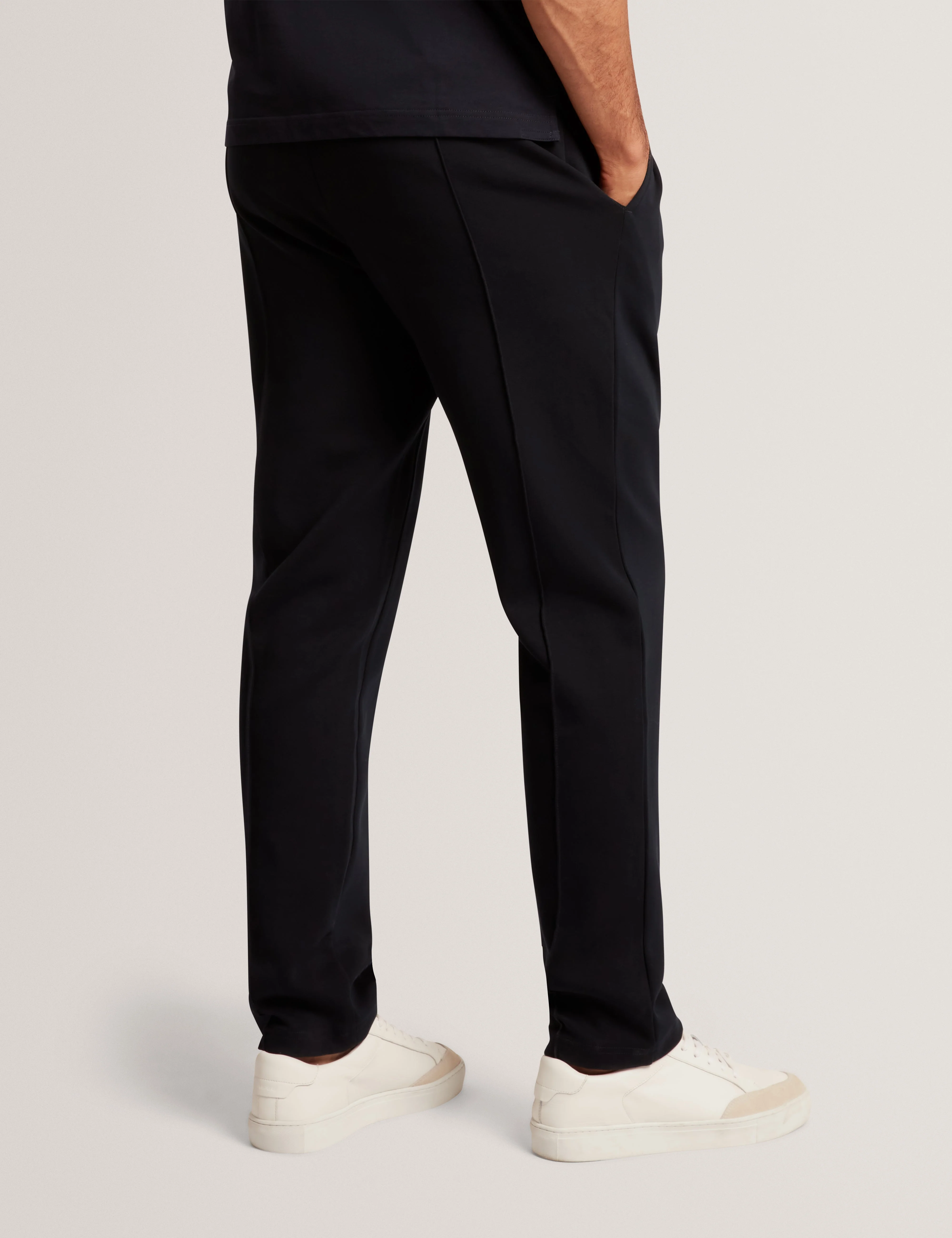 Rellas Branded Honeycomb Trim Jogger Navy - Image 5