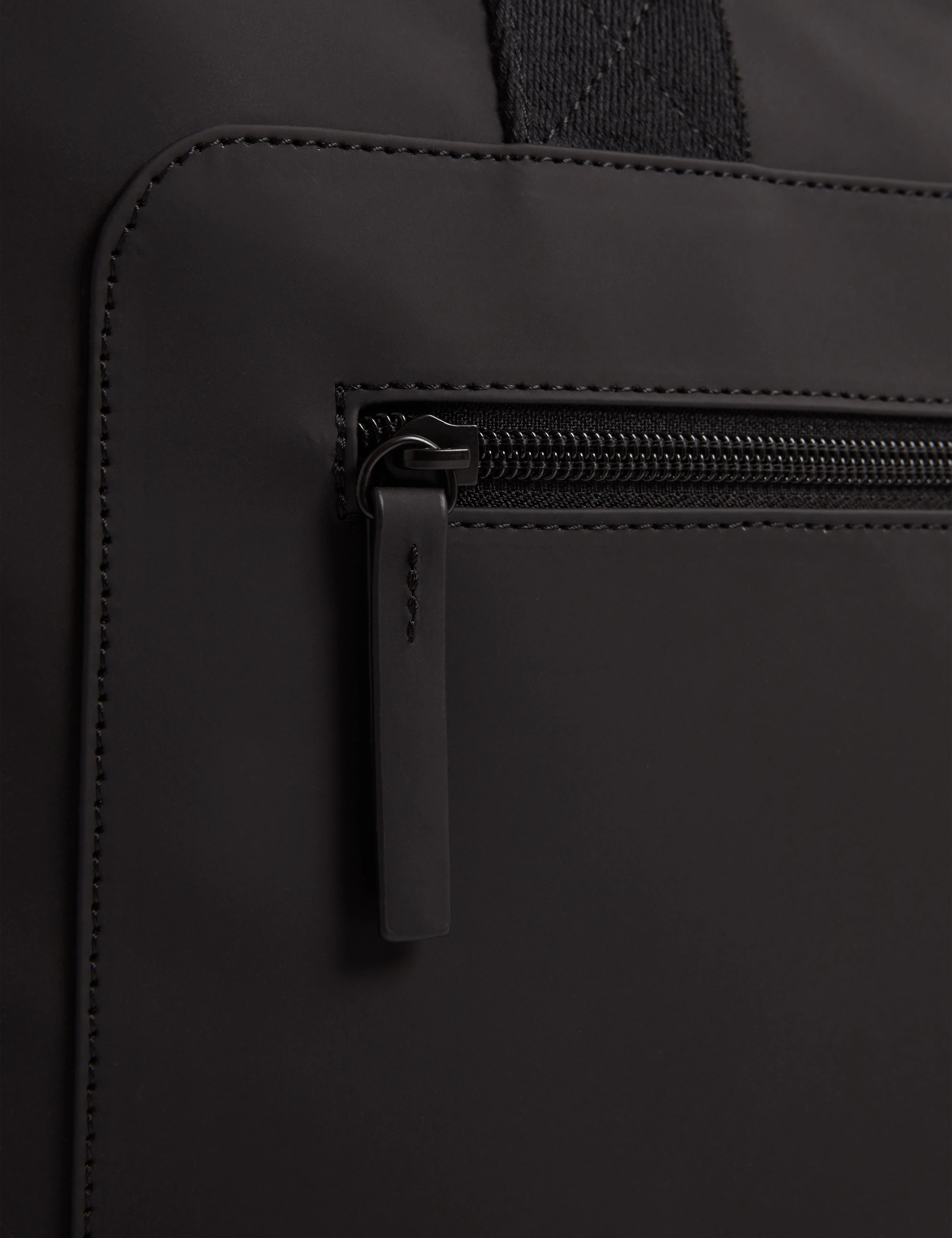 Rylies Rubberised Pu Document Bag Black - Image 3