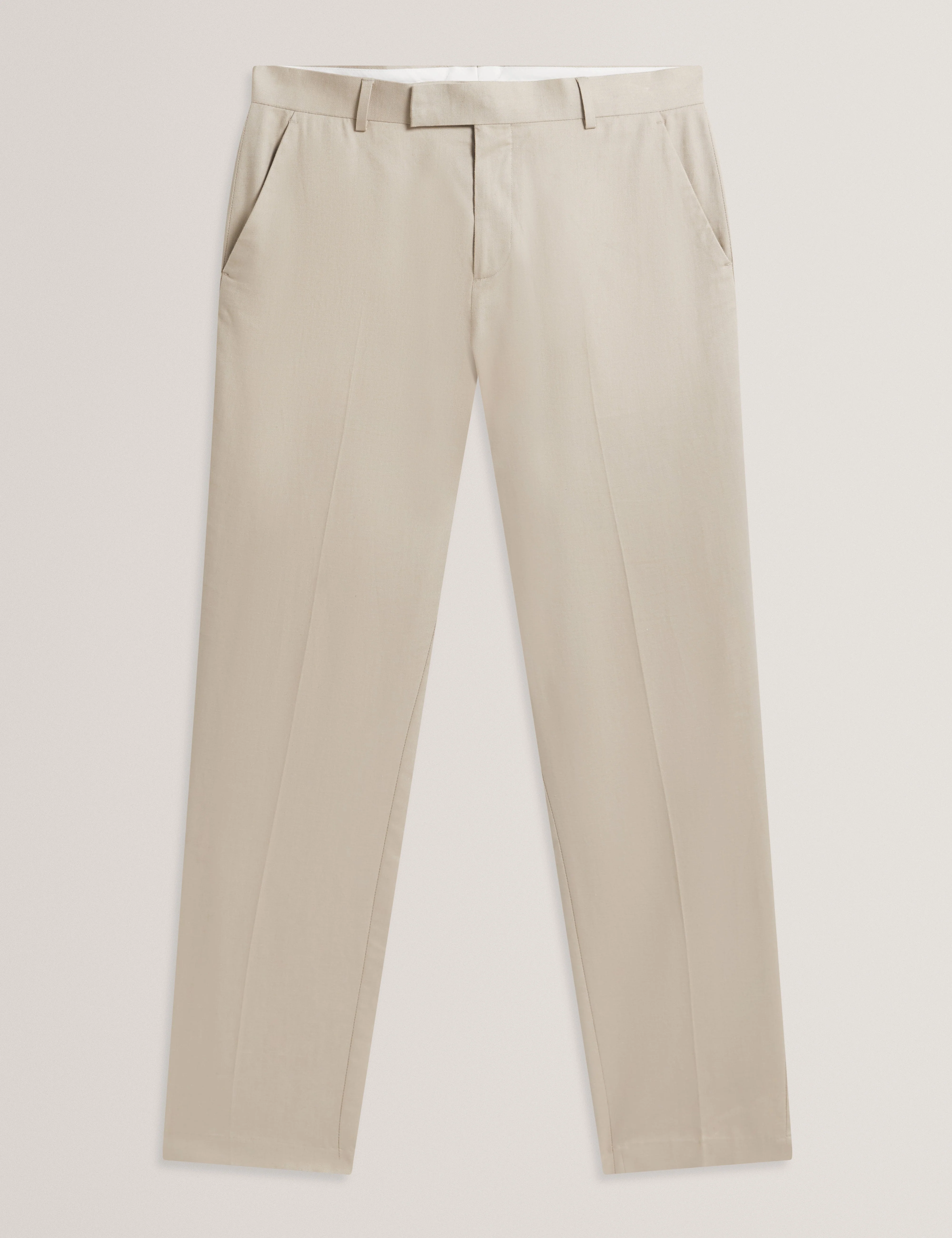 Sabaton Slim Cotton Plain Trouser Taupe - Image 7