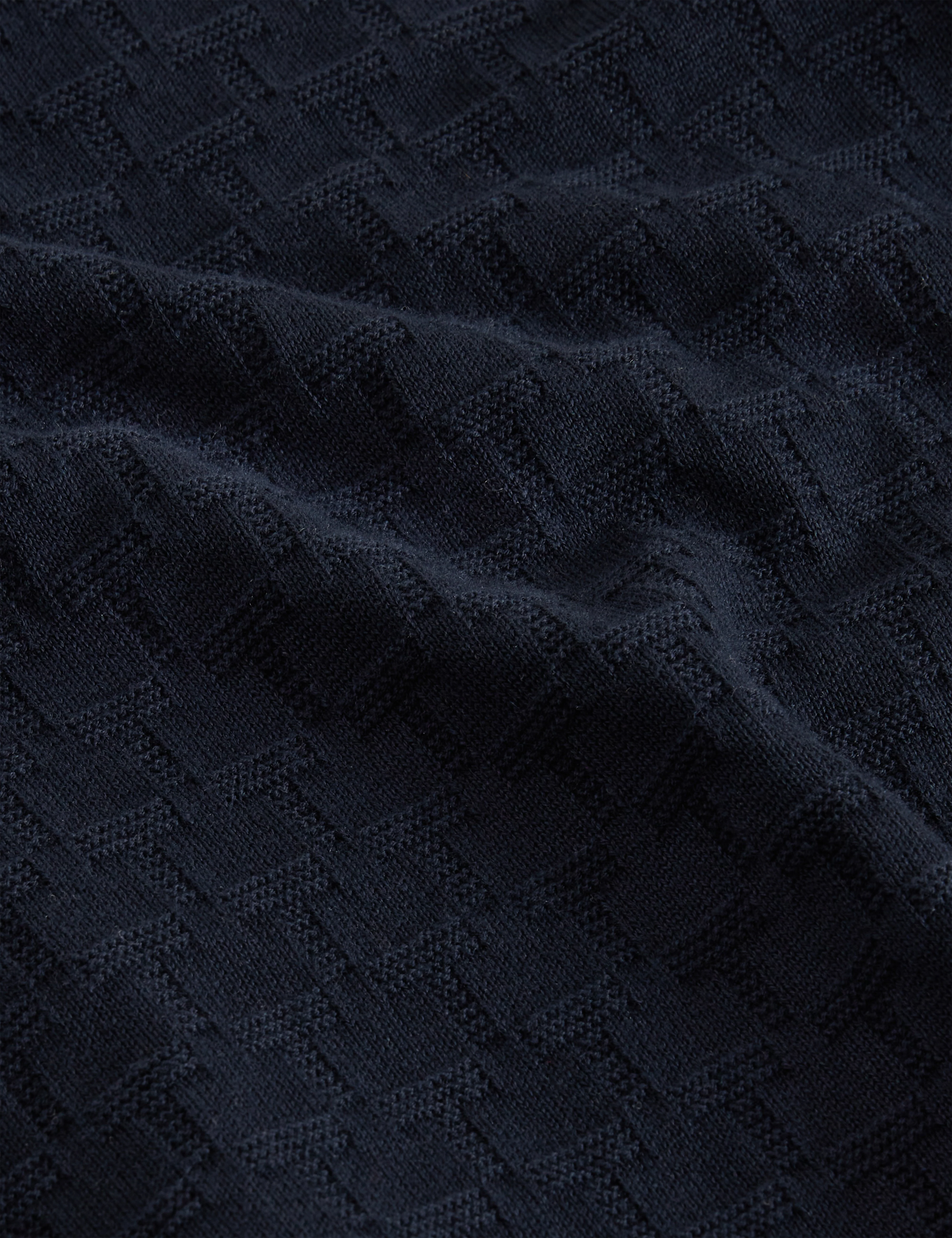 Sainsy T Stitch Crew Neck Navy - Image 3