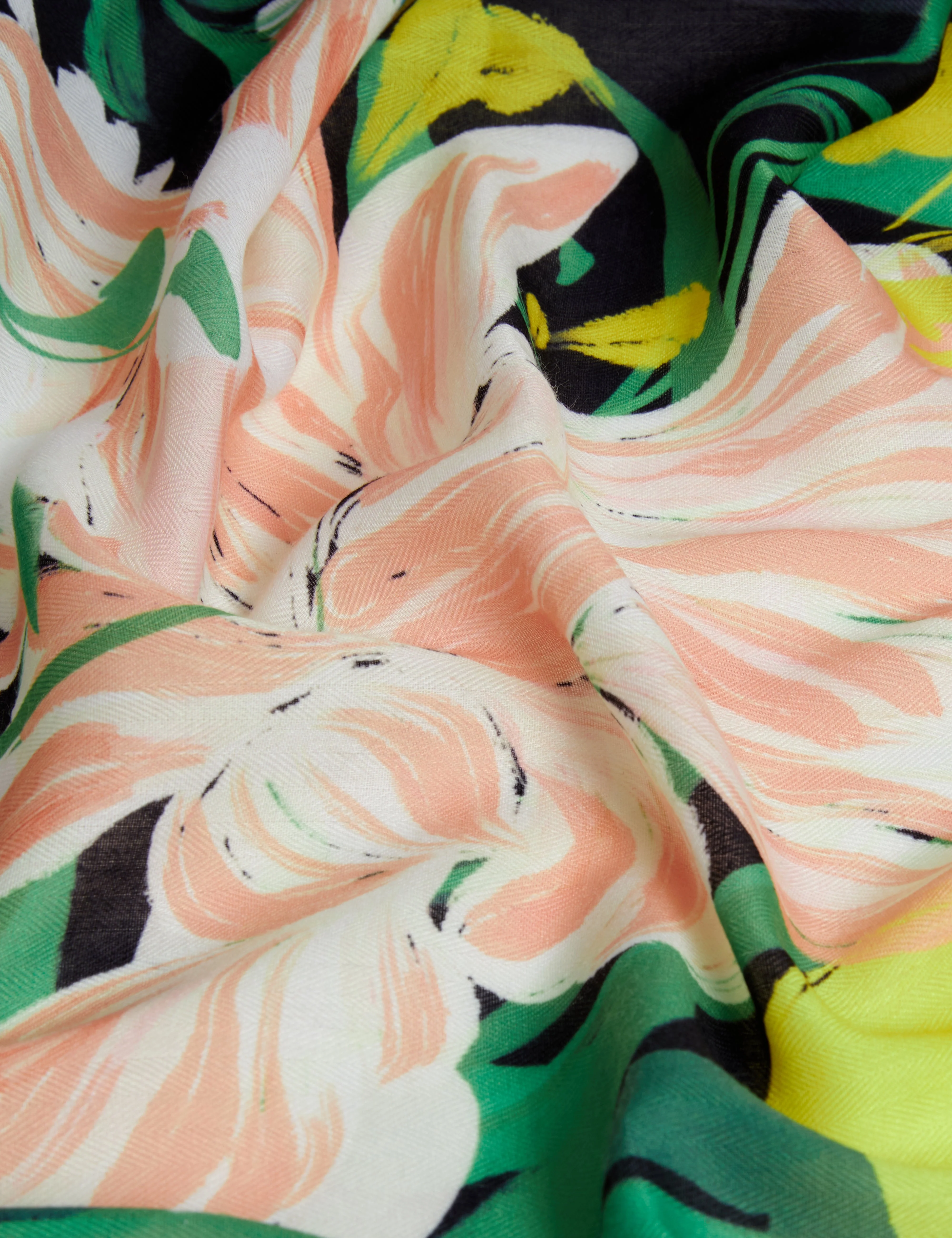 Sandyys Bouquet Print Woven Scarf Multicol - Image 3