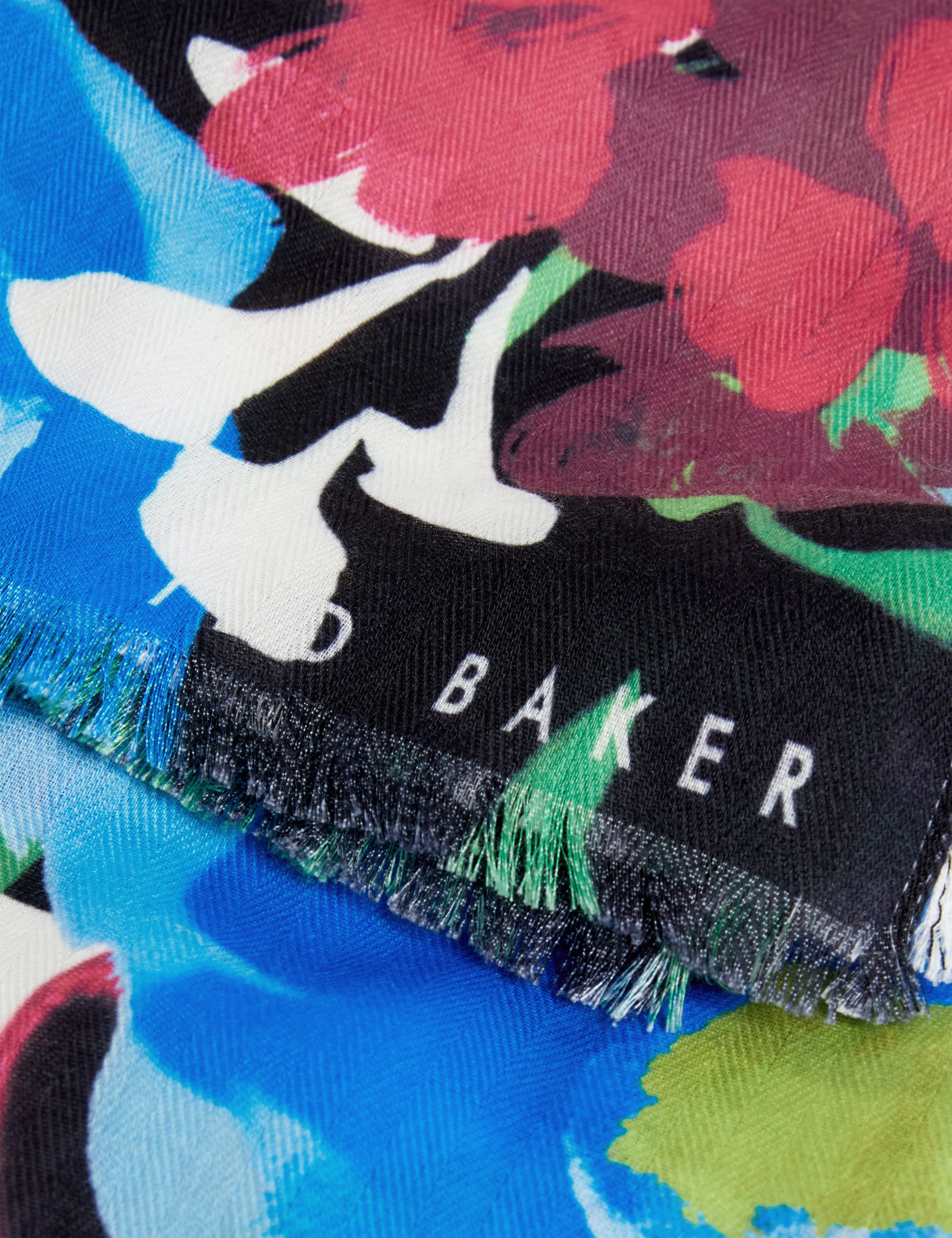 Sandyys Bouquet Print Woven Scarf Multicol - Image 4