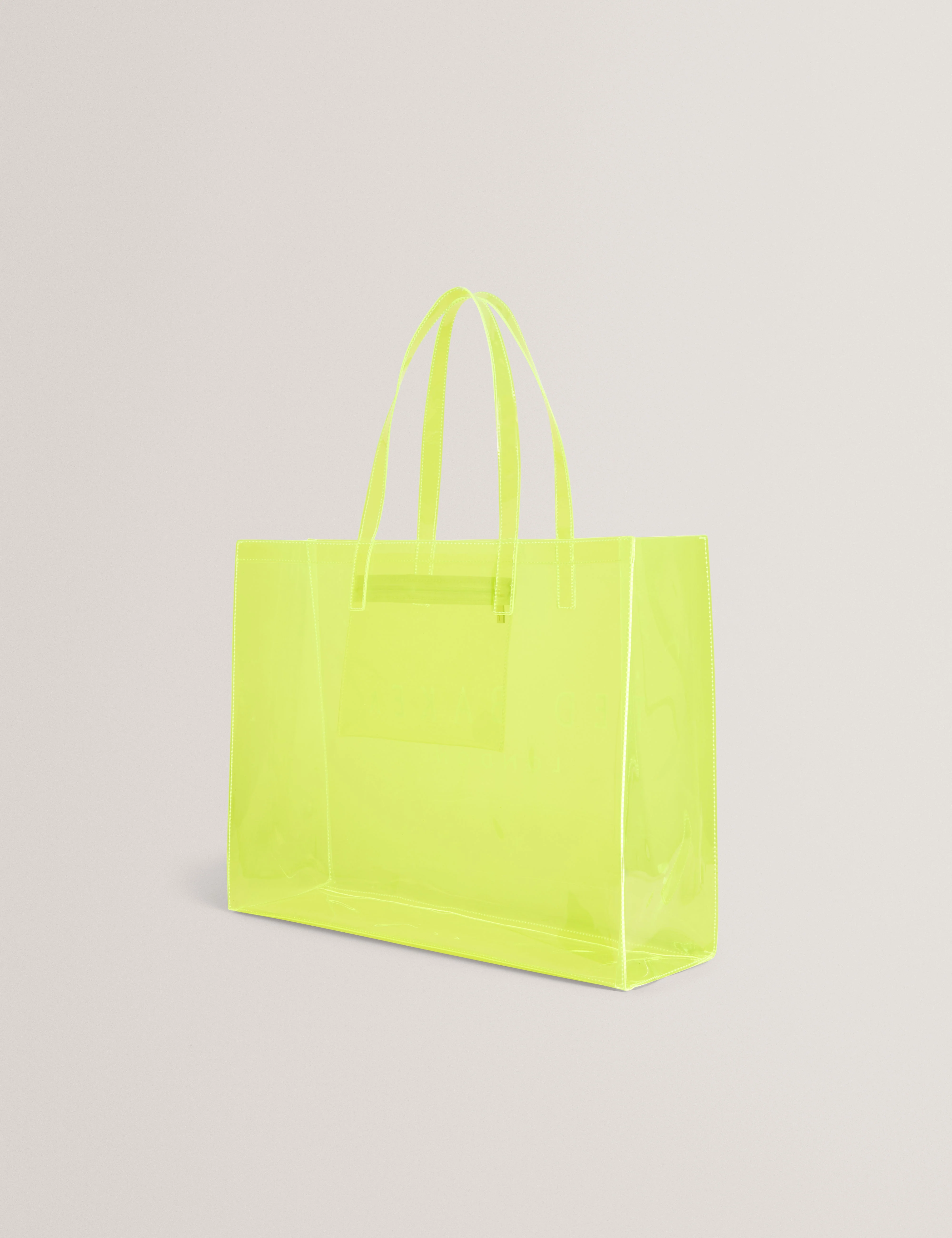 Sheakon Transparent Extra Large Icon Bag Brt-Yellow - Image 4