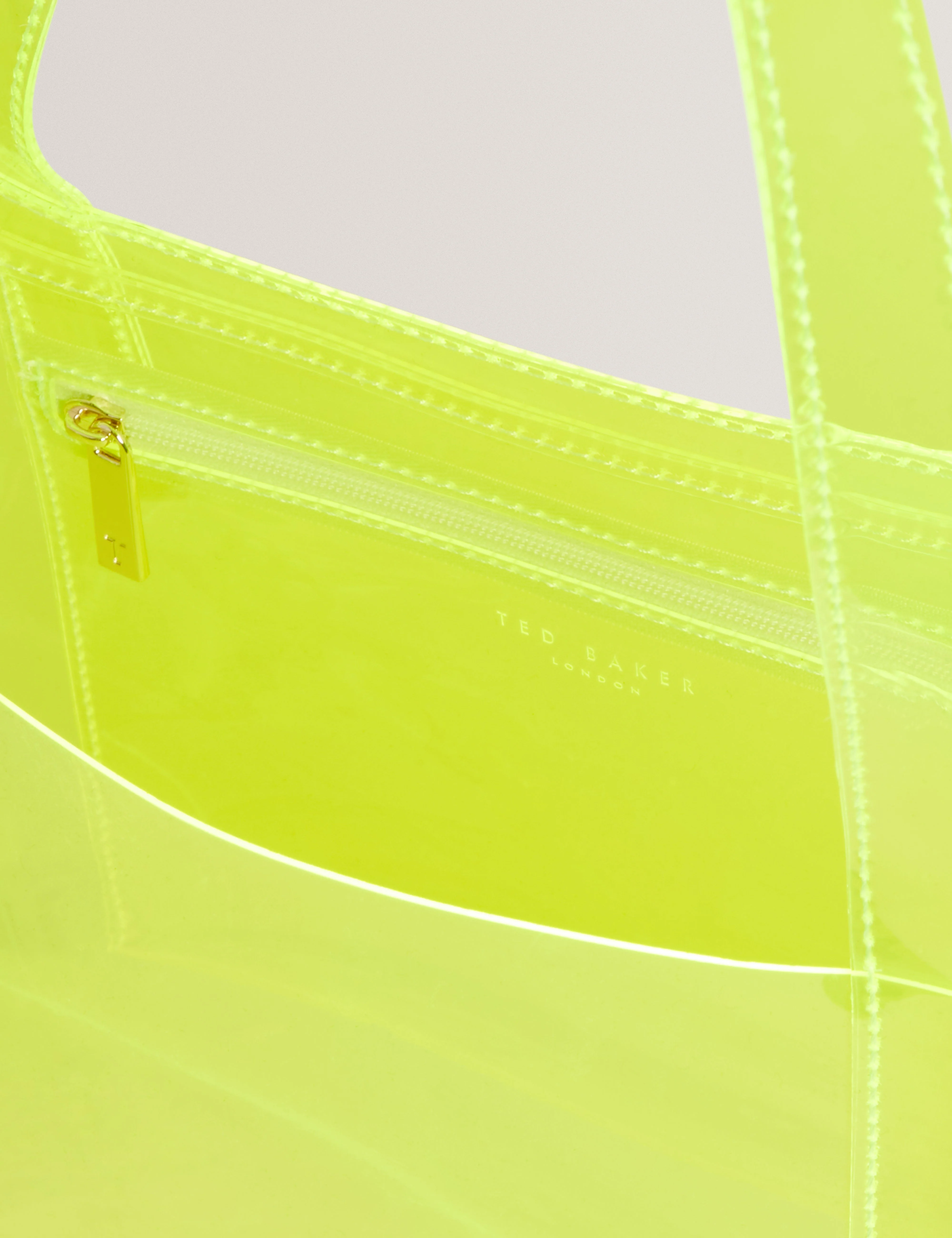 Sheakon Transparent Extra Large Icon Bag Brt-Yellow - Image 5