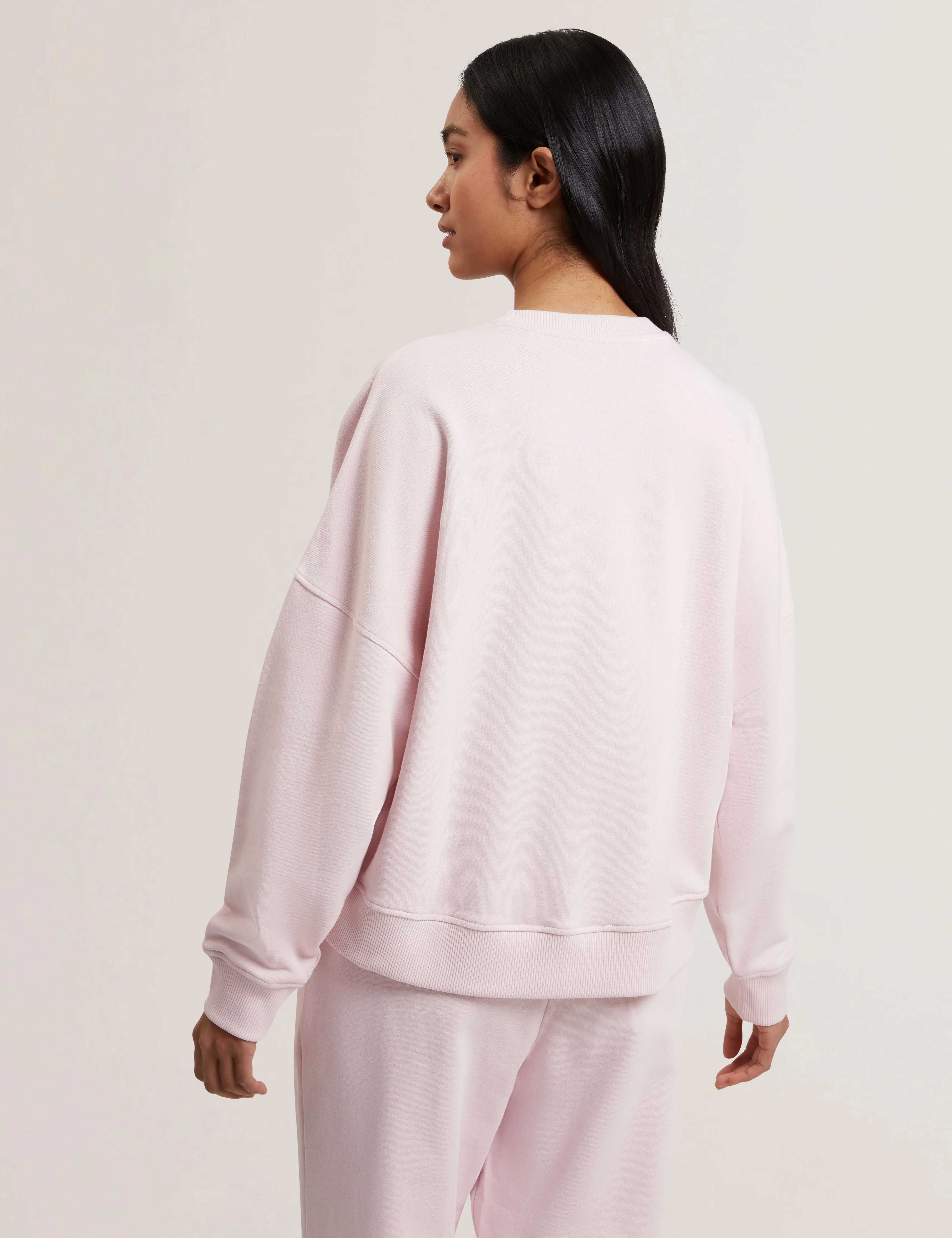 Stiila Ted Baker Branded Sweatshirt Lt-Pink - Image 5