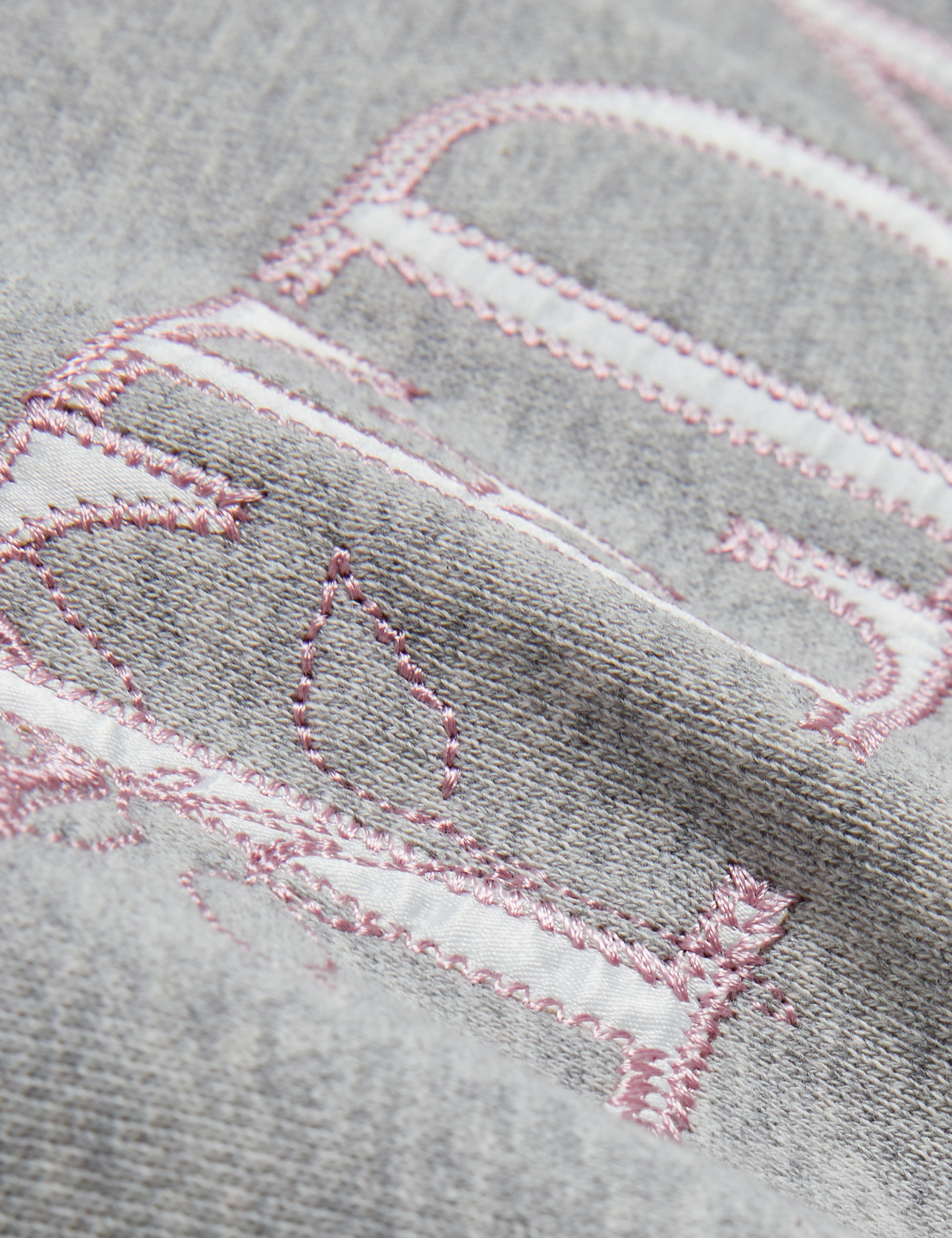 Tanlie Branded Embroidery Sweatshirt Grey - Image 3