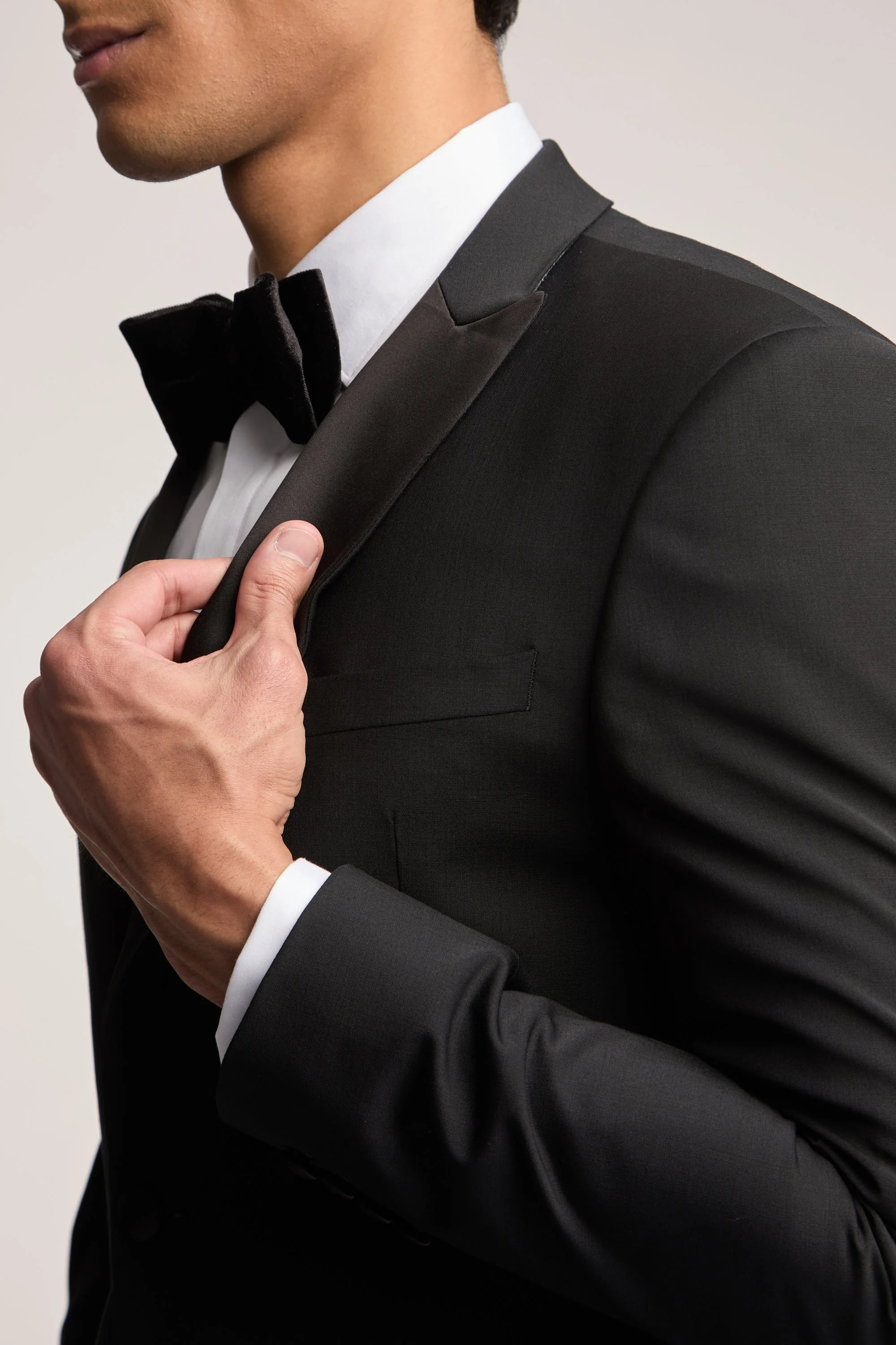 Black Tuxedo Jacket Black - Image 3