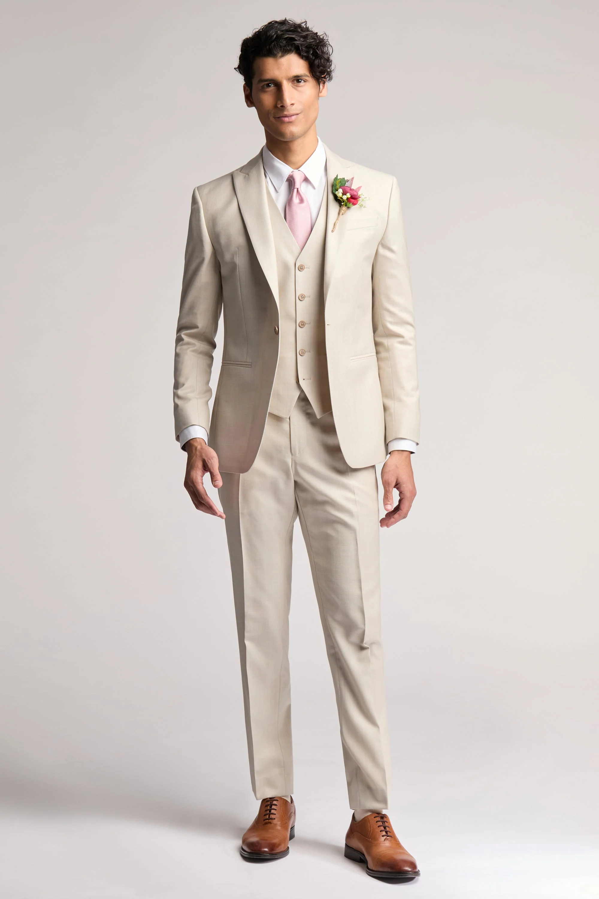 Stone Sharkskin Jacket Stone - Image 3
