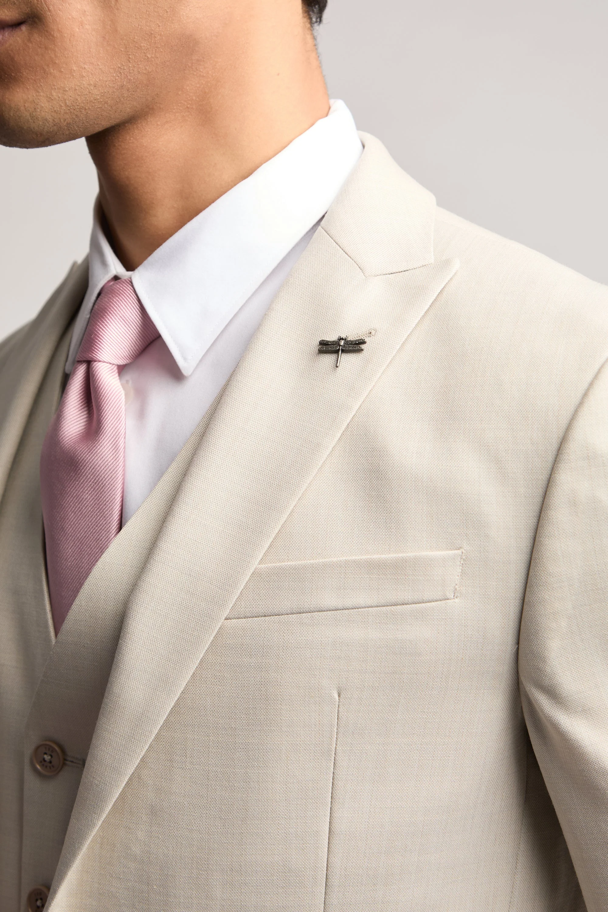 Stone Sharkskin Jacket Stone - Image 4