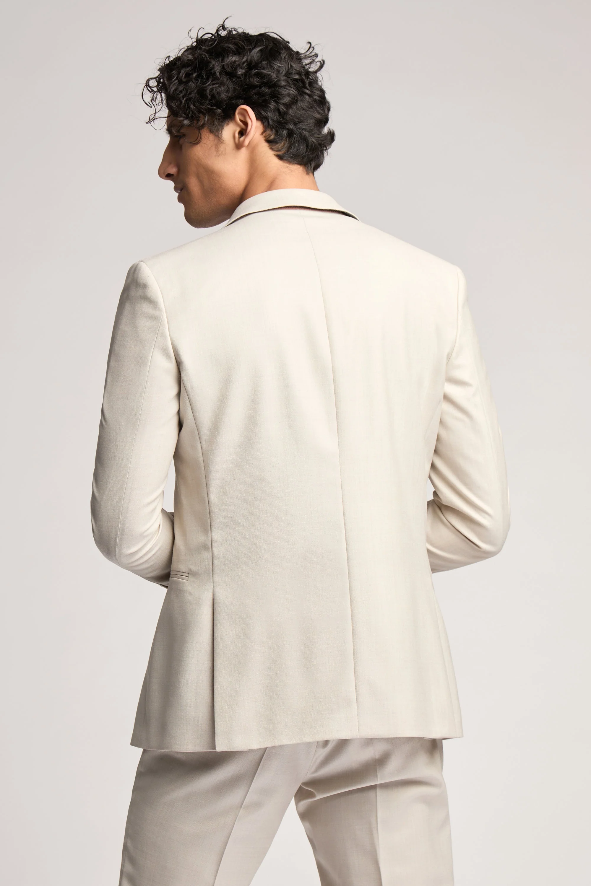 Stone Sharkskin Jacket Stone - Image 7