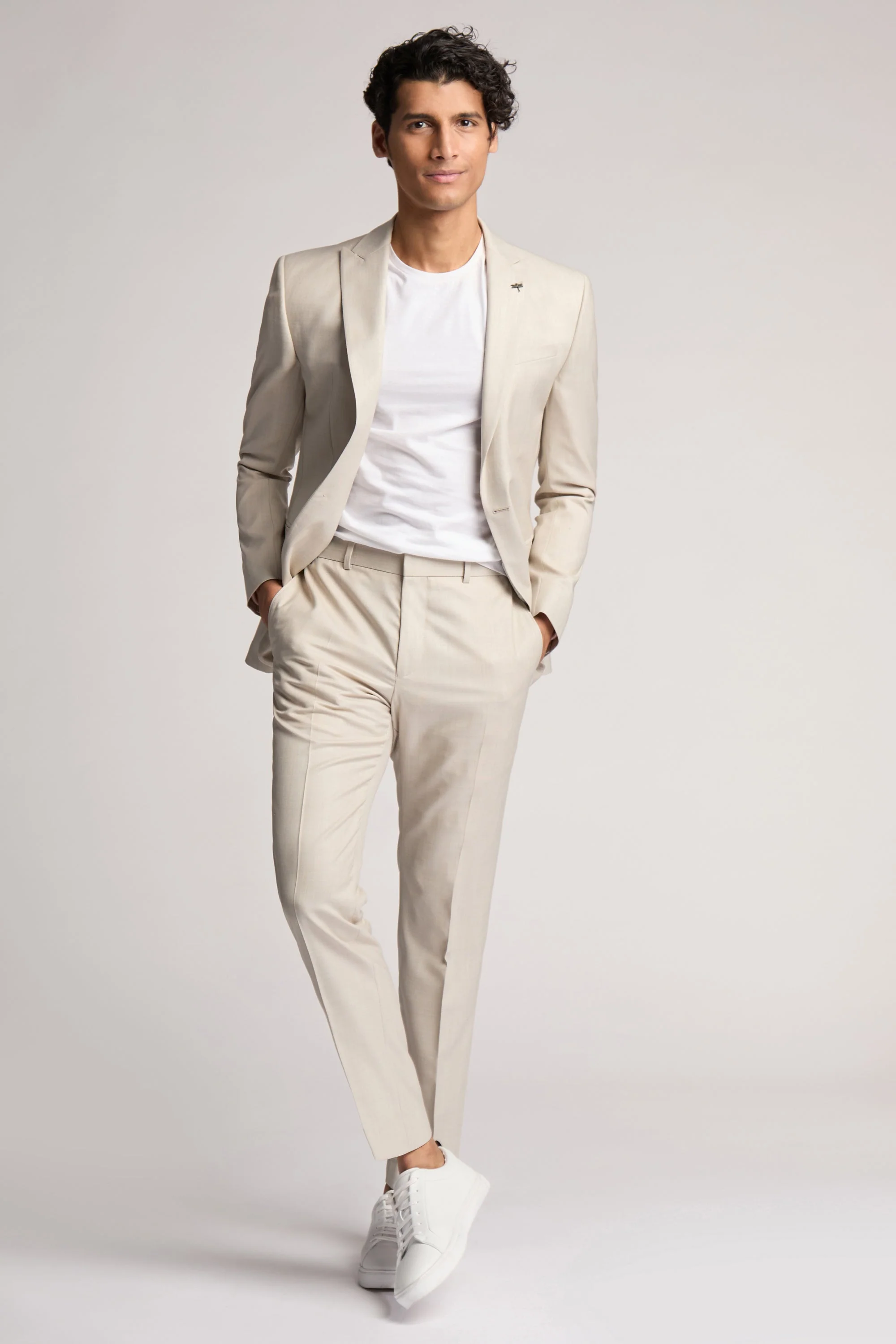 Stone Sharkskin Jacket Stone - Image 8