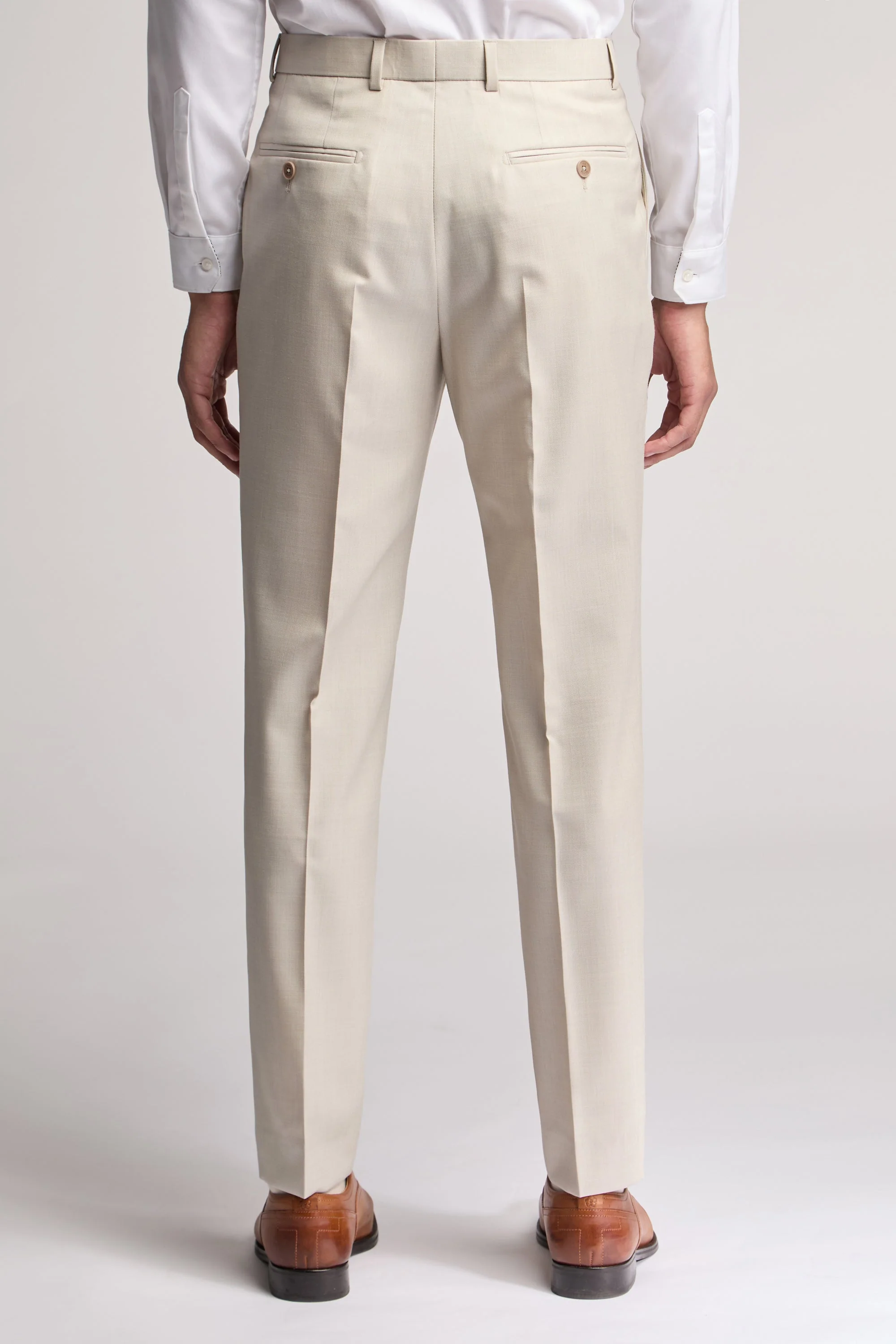Stone Sharkskin Trouser Stone - Image 2