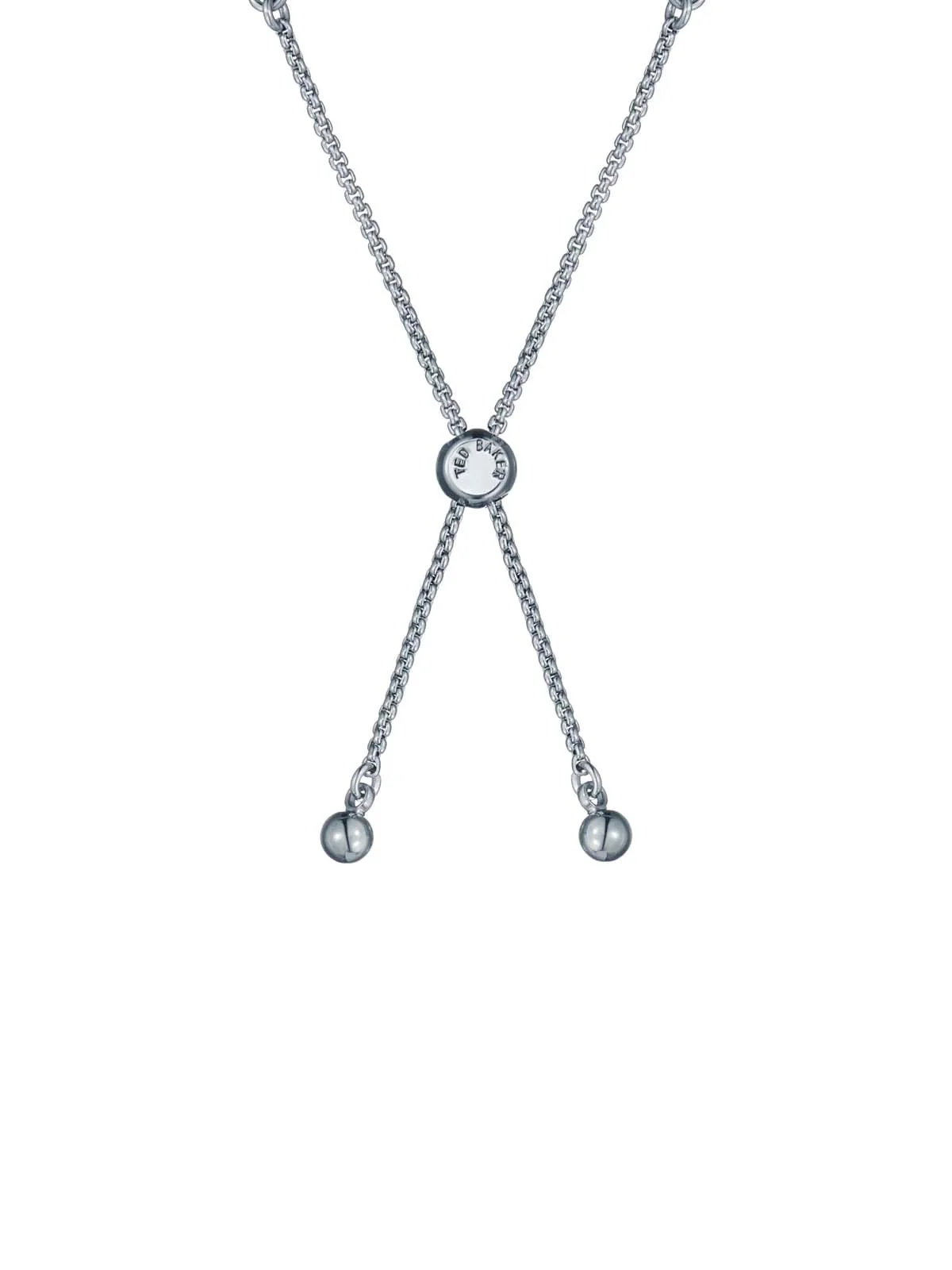 Melrah Crystal Adjustable Tennis Bracelet Lt-Blue - Image 4