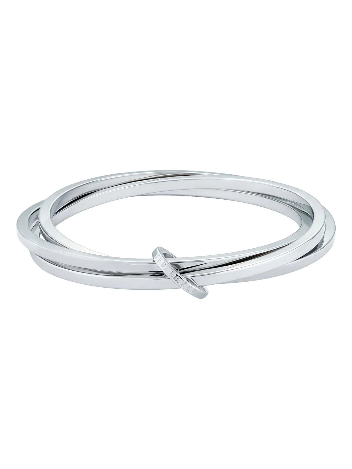 Huulia Multi Hoop Bangle Bracelet Silver - Image 2