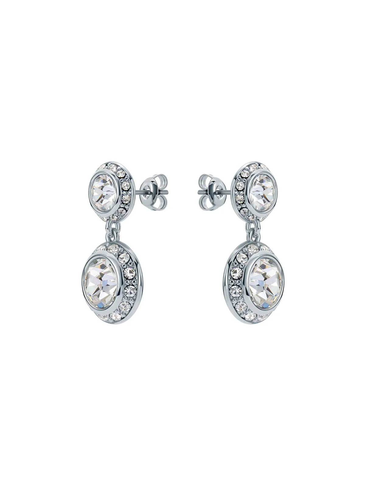 Sollia Solitaire Sparkle Crystal Drop Eearrings Crystal - Image 4
