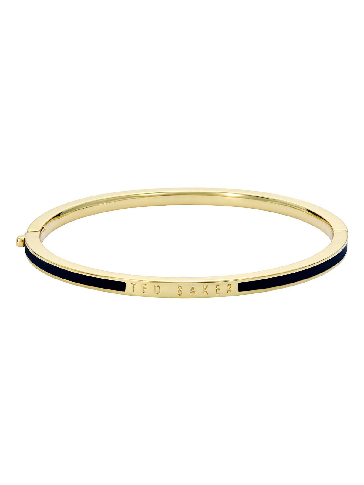 Roley Classic Colour Enamel Slim Bangle Black - Image 5