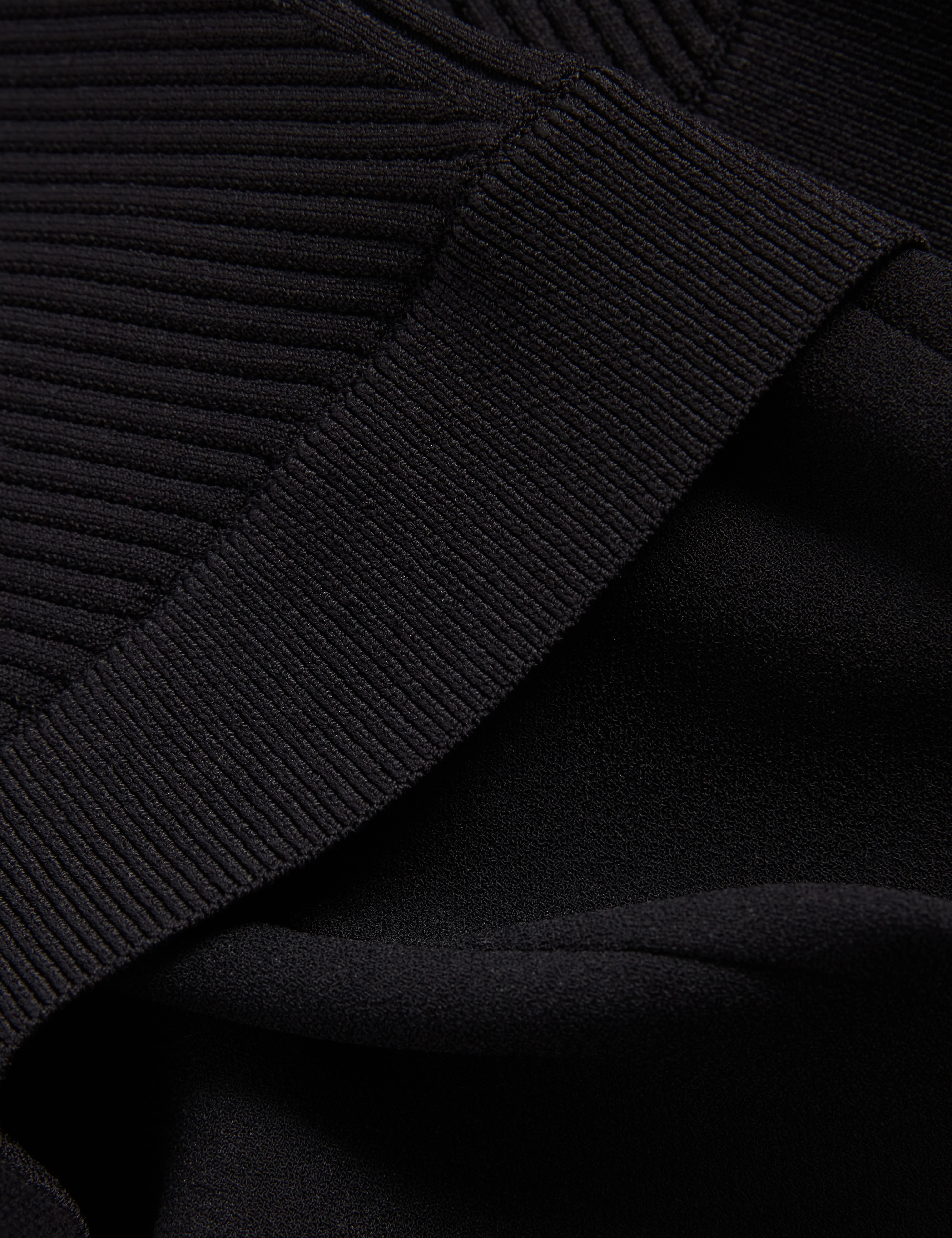Toveli Knit Bodice Wide Leg Jumpsuit Black - Image 6